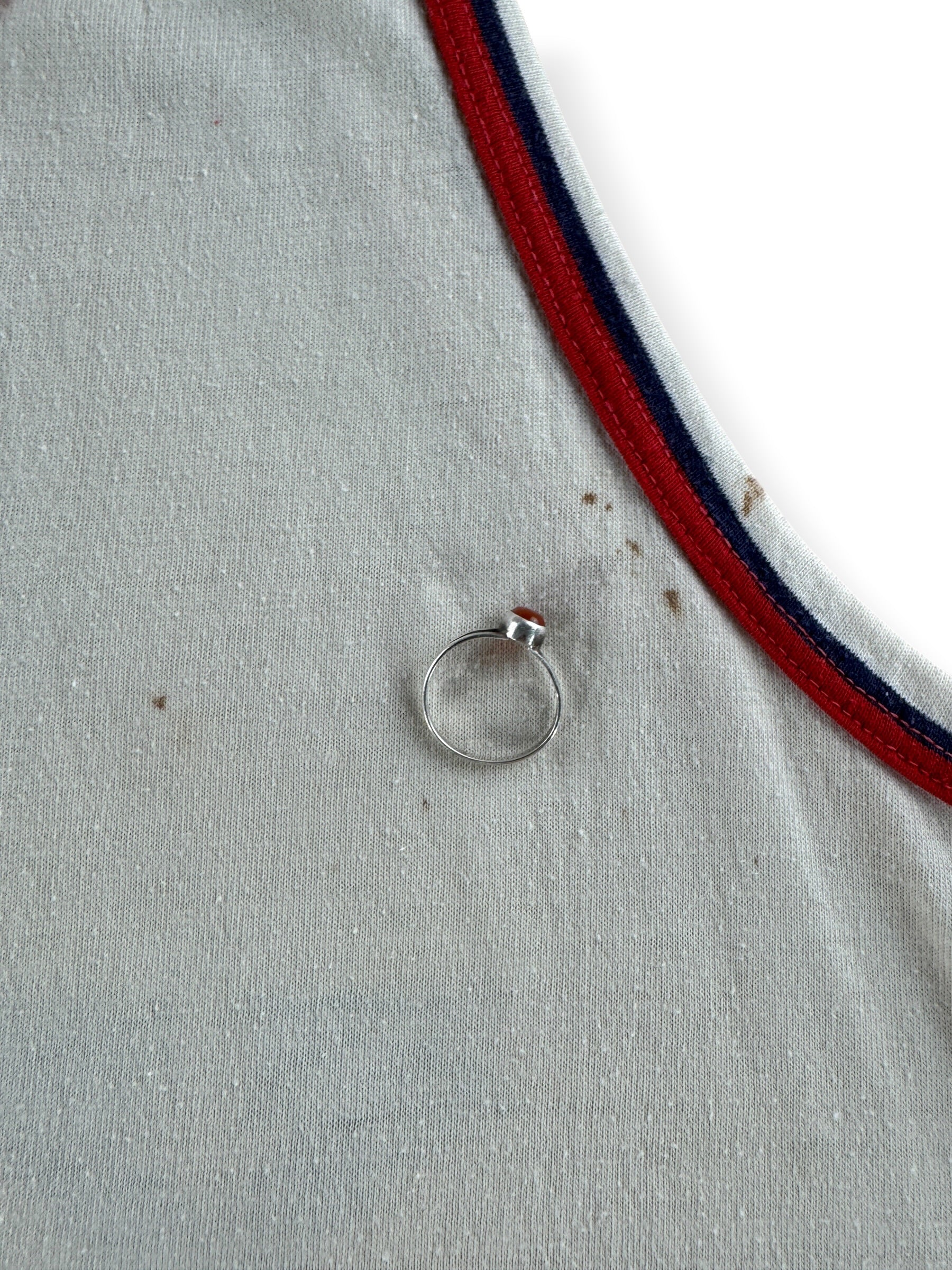 Small stain on back of Vintage Yale Tank Top SZ S