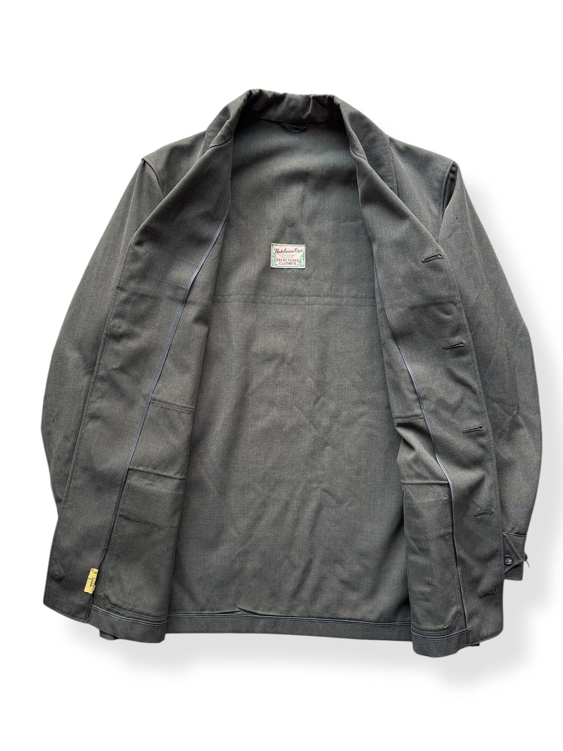 Inside of Vintage Nudelman Brothers Whipcord SZ L