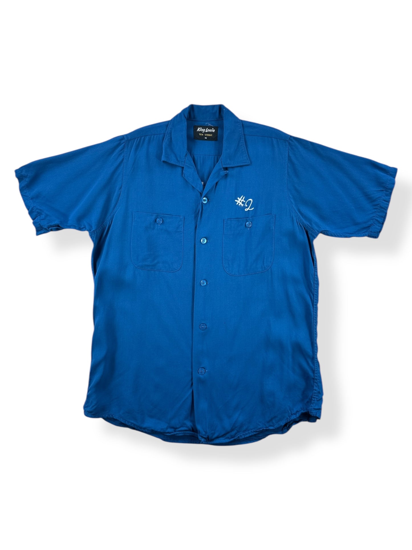 Front of Vintage Union Carbide Bowling Shirt SZ M