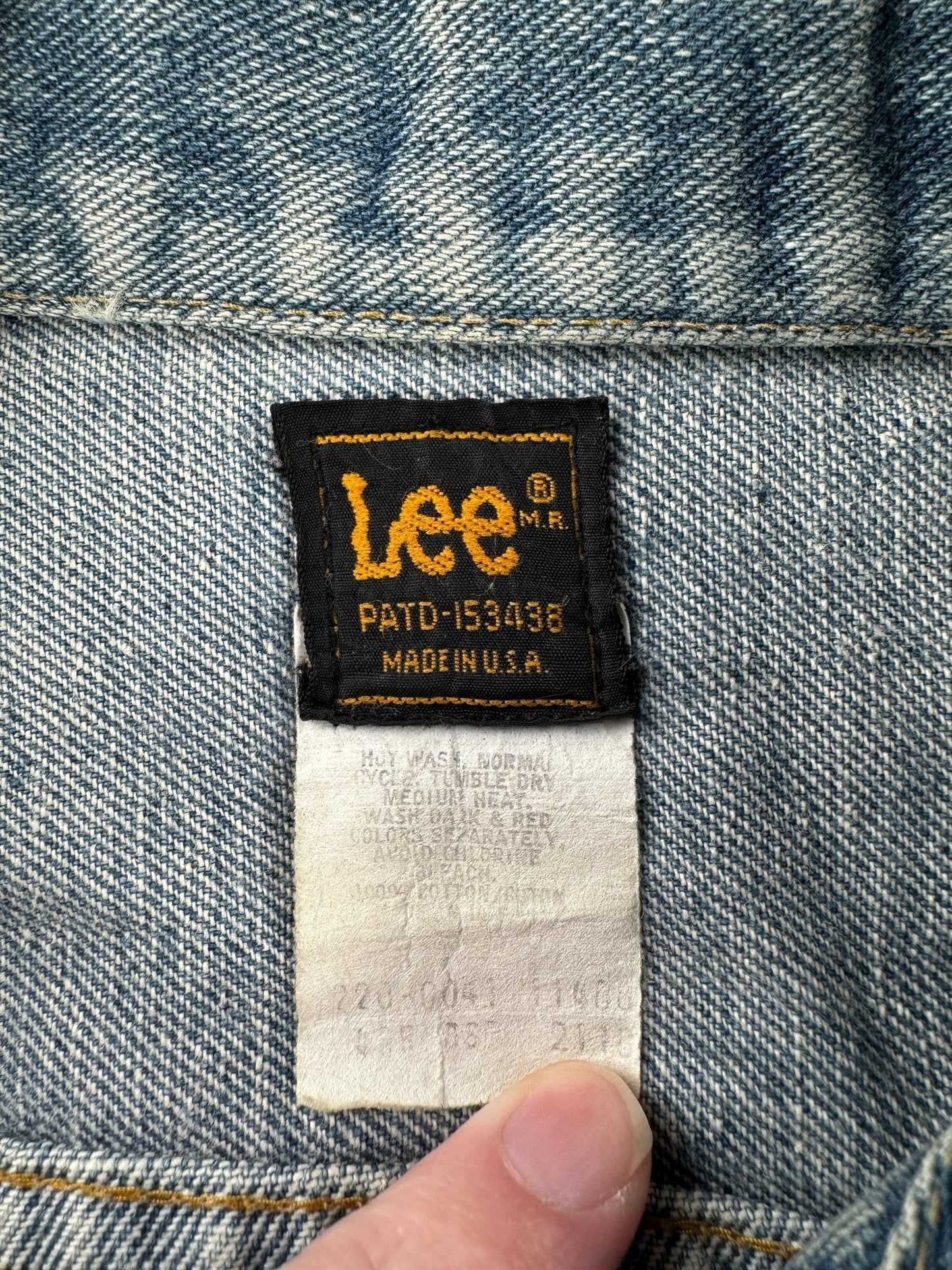 Tag on Vintage Lee Riders Denim Jacket SZ M