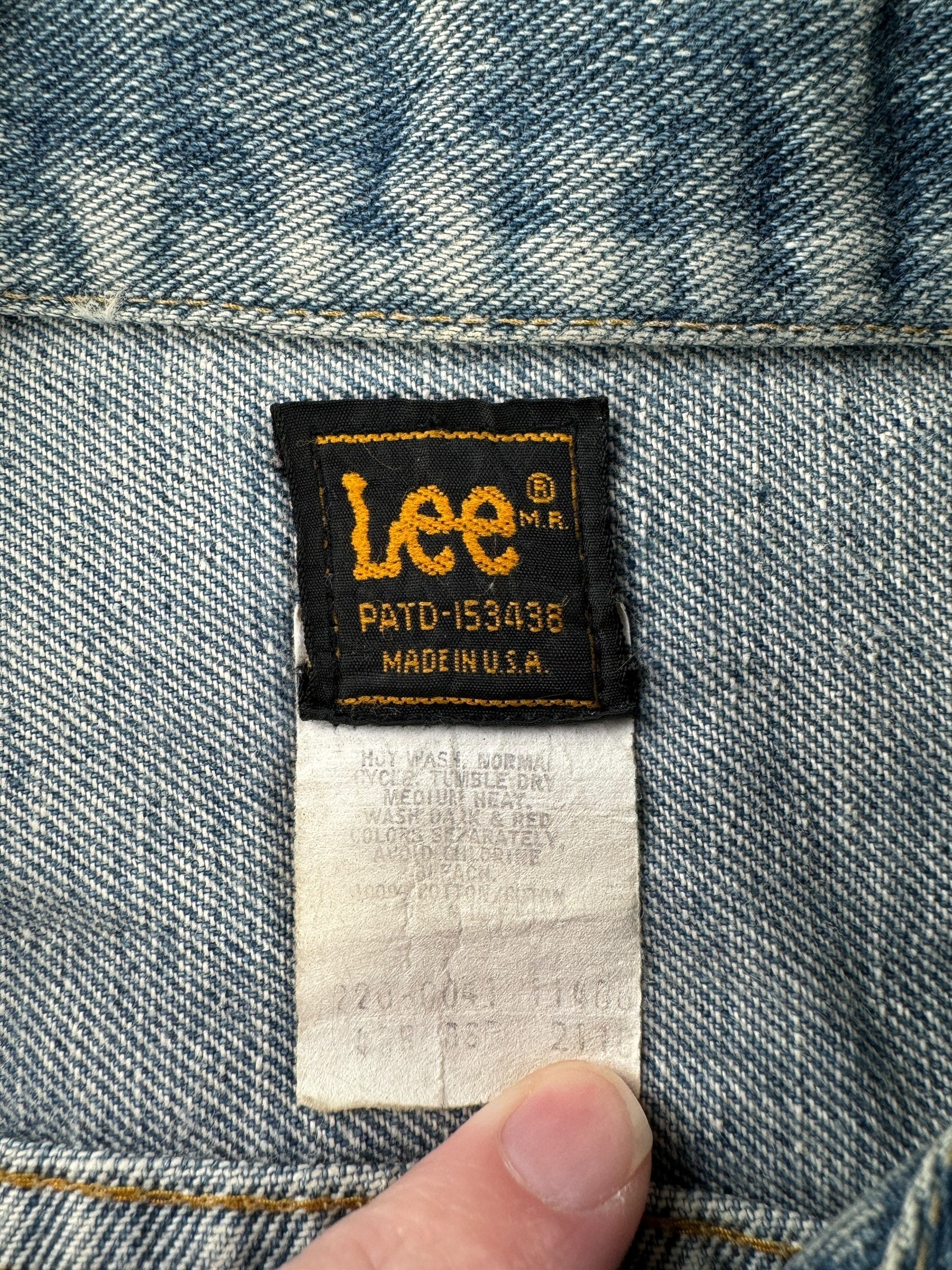 Tag on Vintage Lee Riders Denim Jacket SZ M