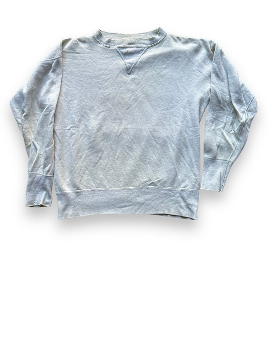 Front View of Vintage Two Tone Single V Crewneck Sweatshirt SZ L | Vintage Crewneck Seattle | Barn Owl Vintage Clothing
