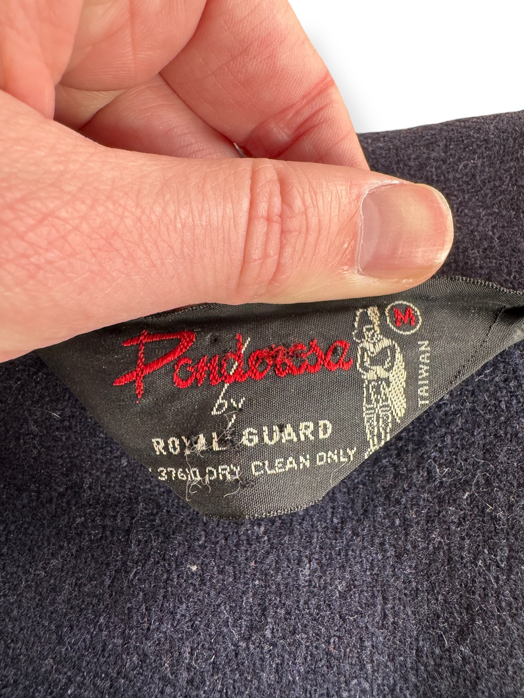 Tag on Vintage Ponderosa Wool Quarter Lace Shirt SZ M
