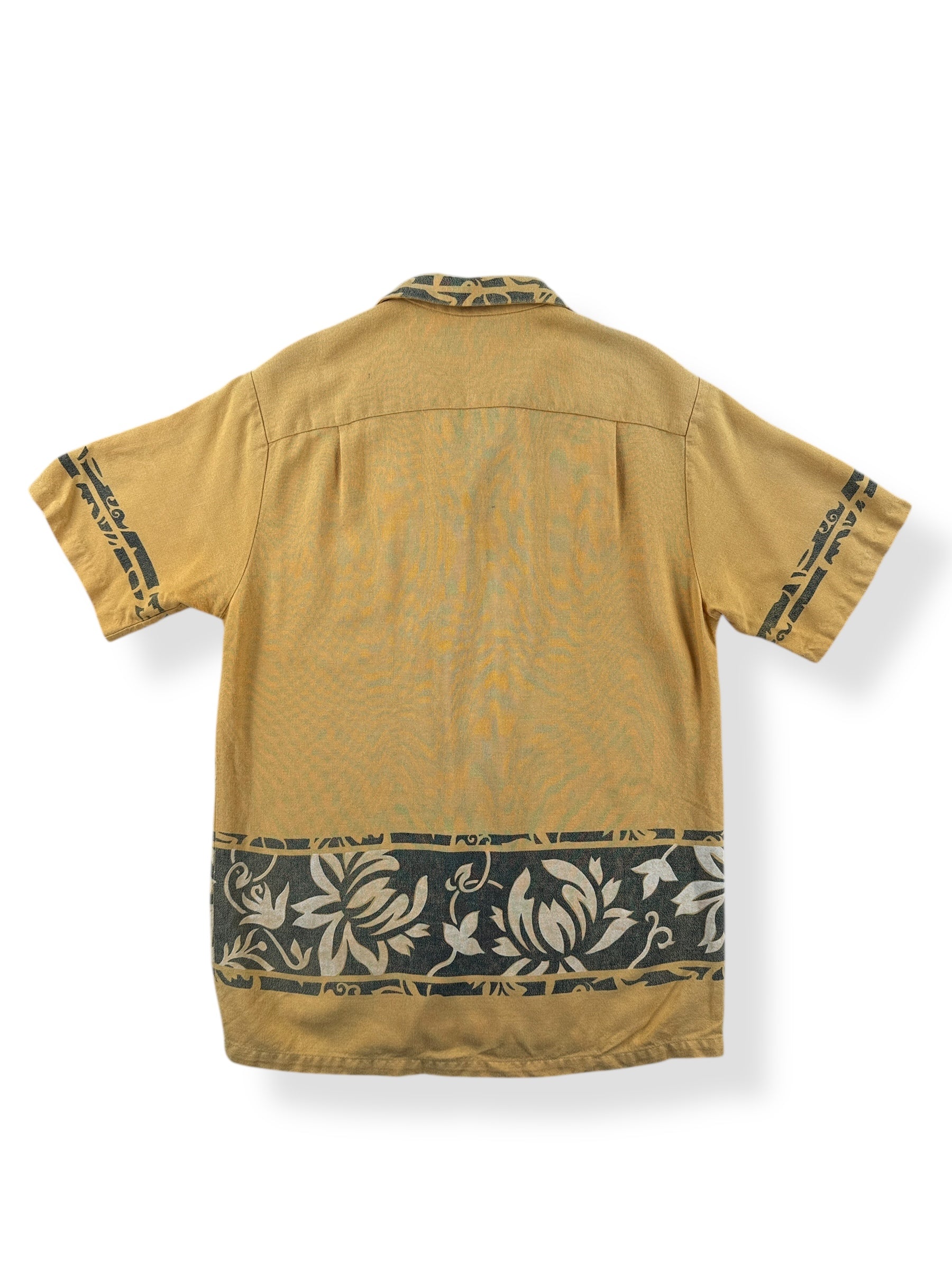 Back of Vintage Reef Aloha Shirt SZ S