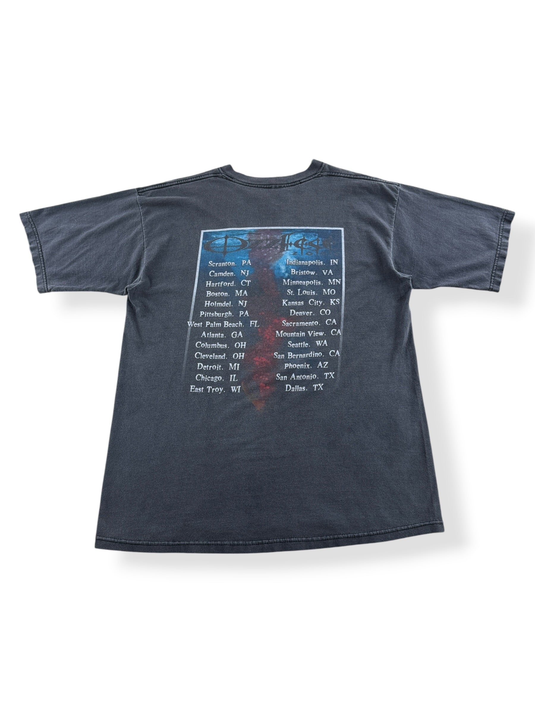 Back of Vintage 2002 Ozzfest Jaws Tee SZ L