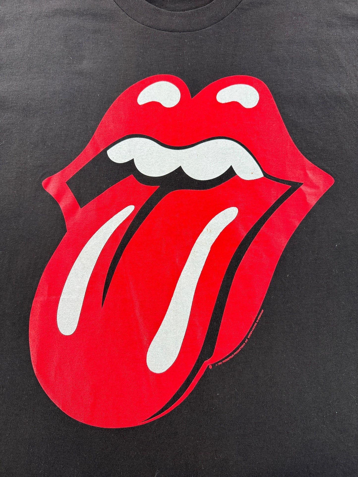 Graphic of Vintage Rolling Stones Voodoo Lounge Tongue & Lips Tee SZ XXL