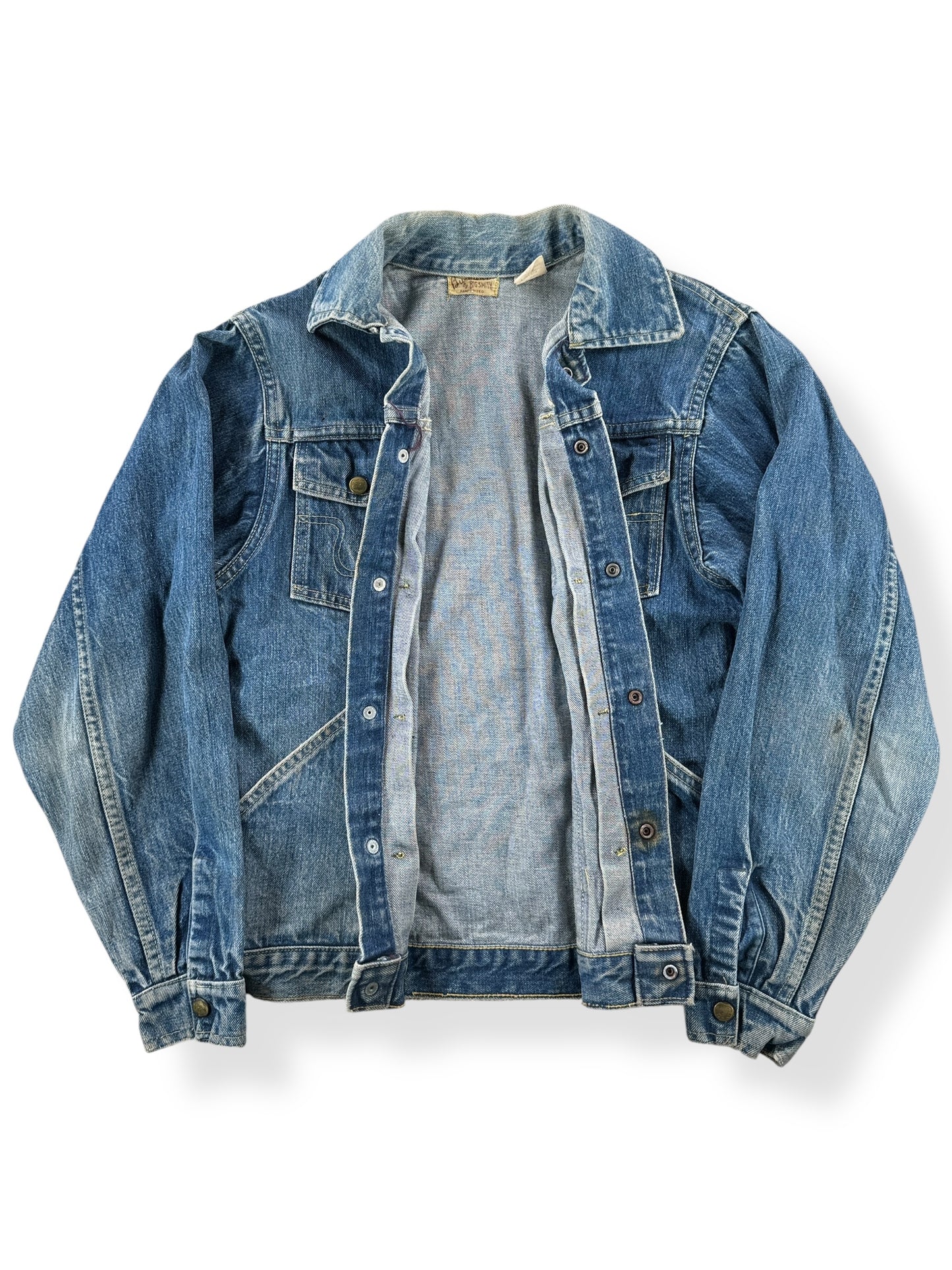 Inside of Vintage Buckaroo By Big Smith Denim Jacket SZ 38