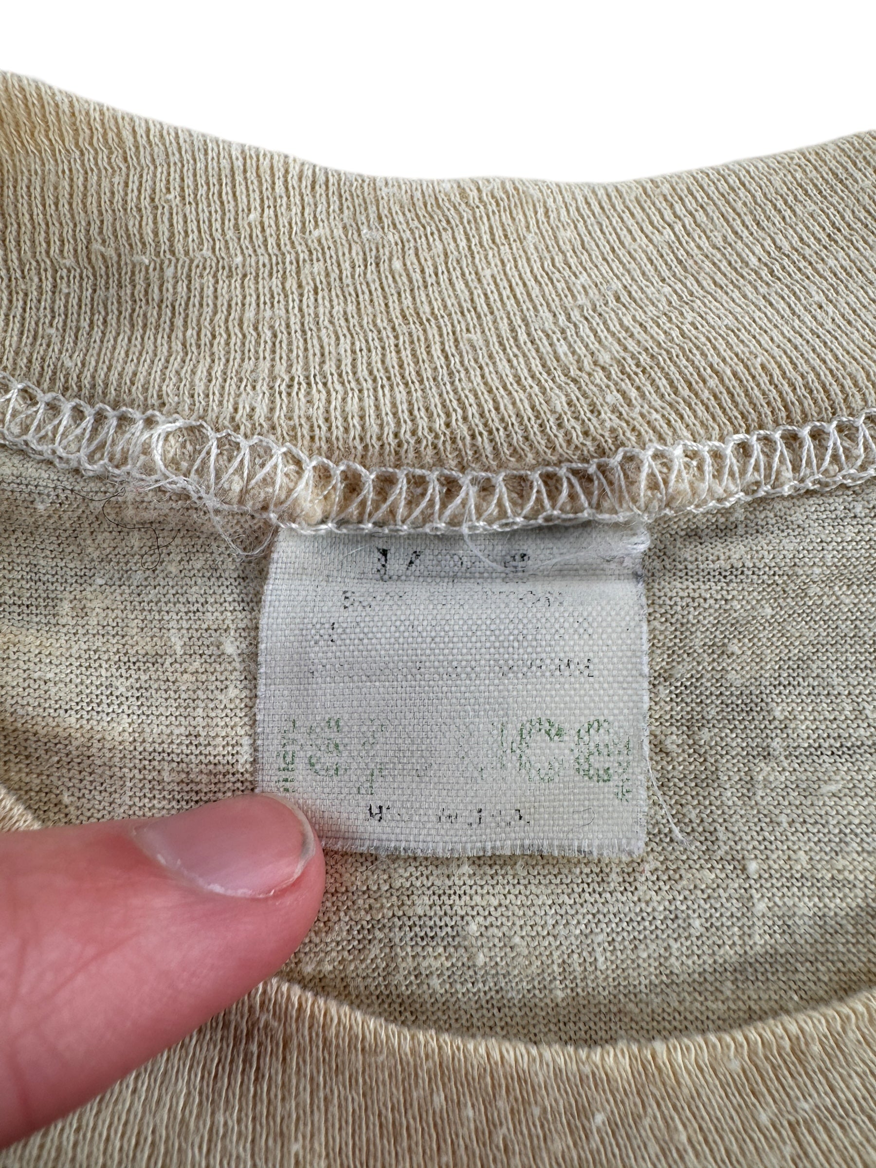 Tag on Vintage 1980s Mount St Helens Shirt SZ XS