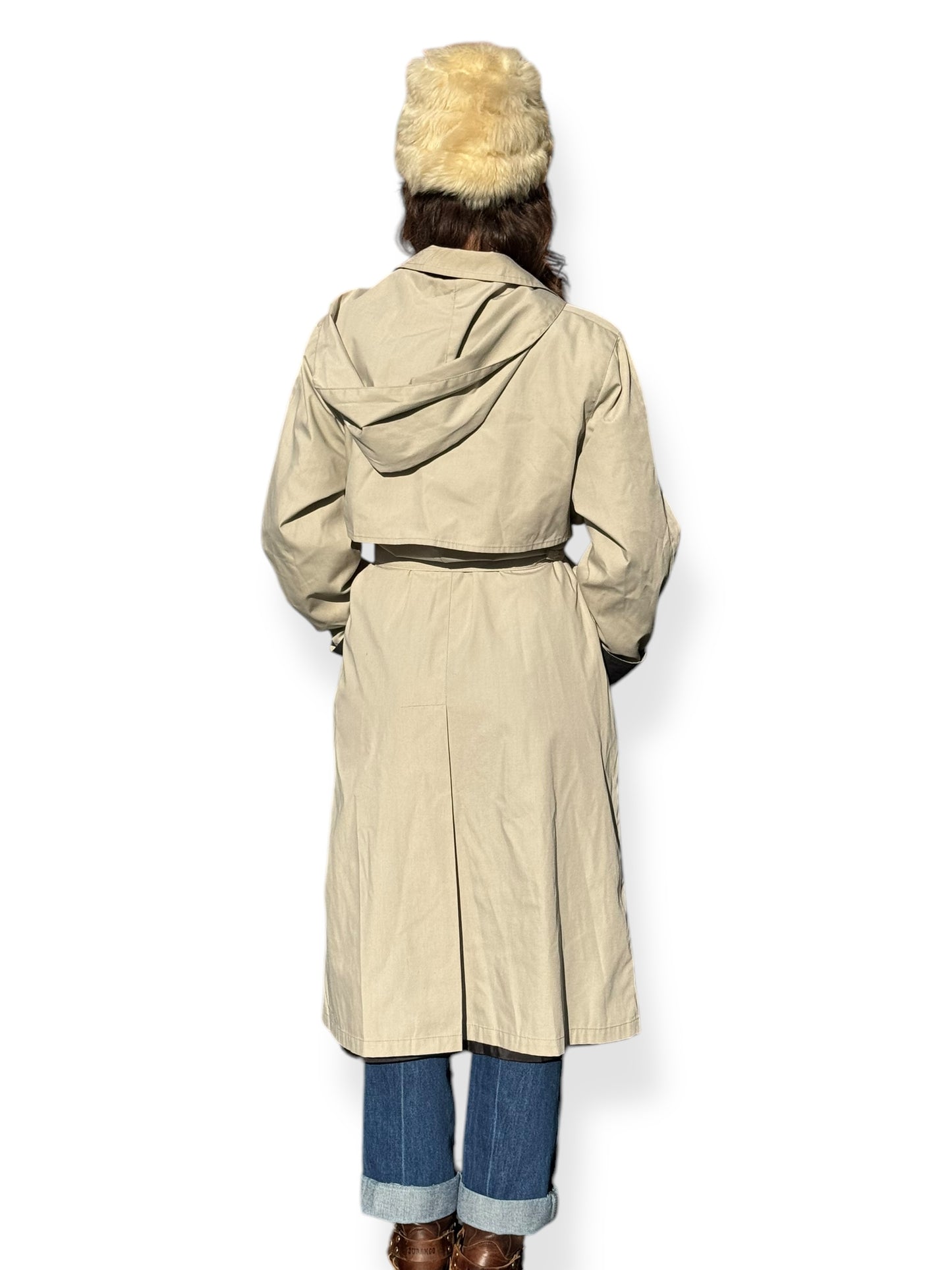 Back of 1970s London Fog Trench L