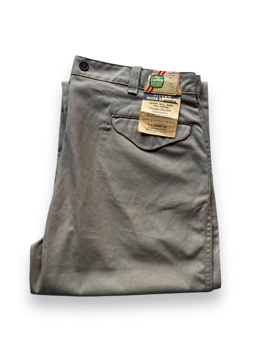 folded up Vintage NOS 80s Era Filson 10 oz Duck Chinos W42