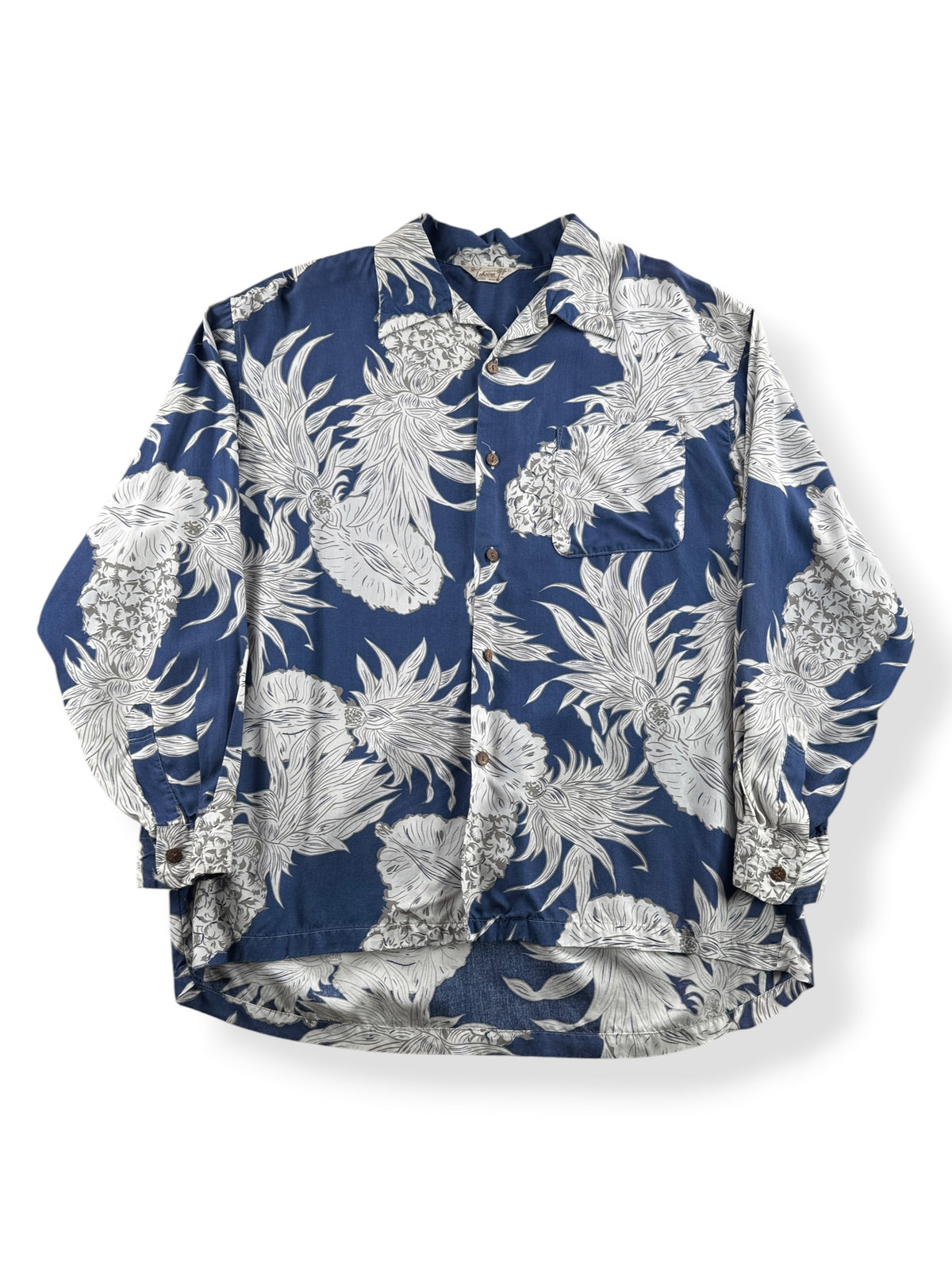 Front of Vintage 80s Royal Lahaina Aloha Shirt SZ L