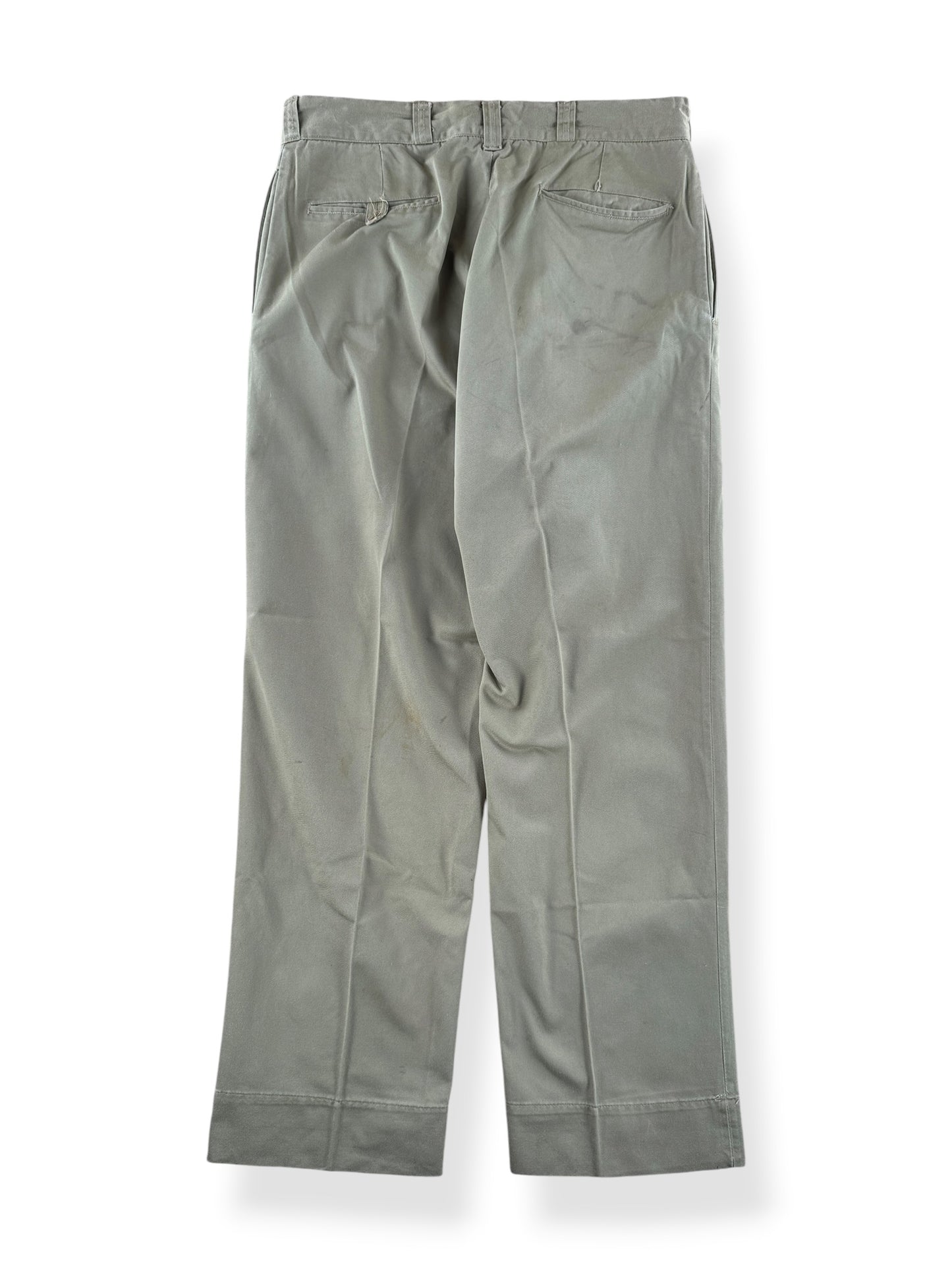 Back of Vintage Powrhouse Army Cloth Work Pants W33