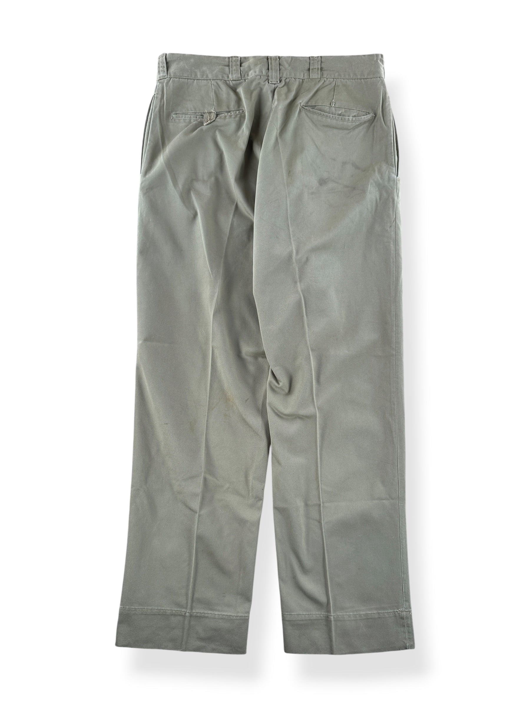 Back of Vintage Powrhouse Army Cloth Work Pants W33