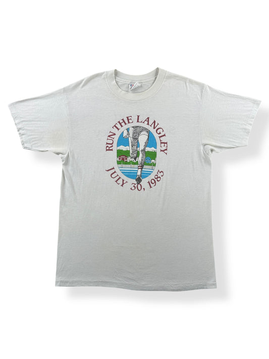Front of Vintage Langley Run Tee SZ L