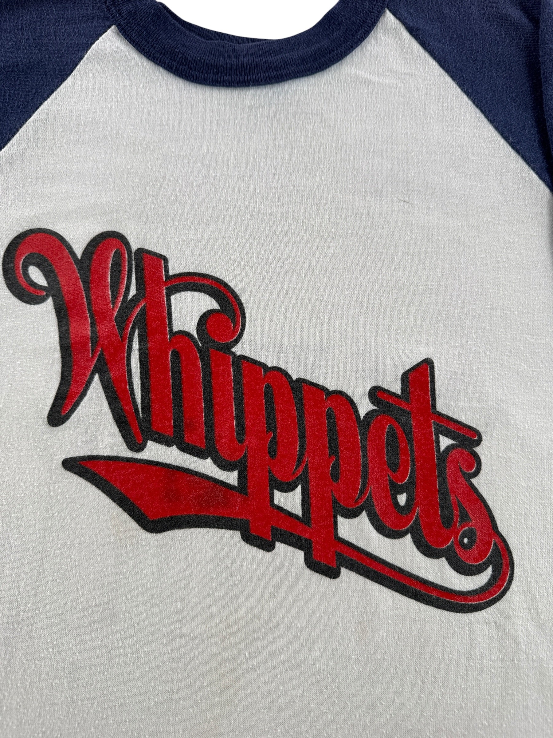 Graphic of Vintage Whippets Lake Wobegon Raglan Tee SZ S (Fits XS)
