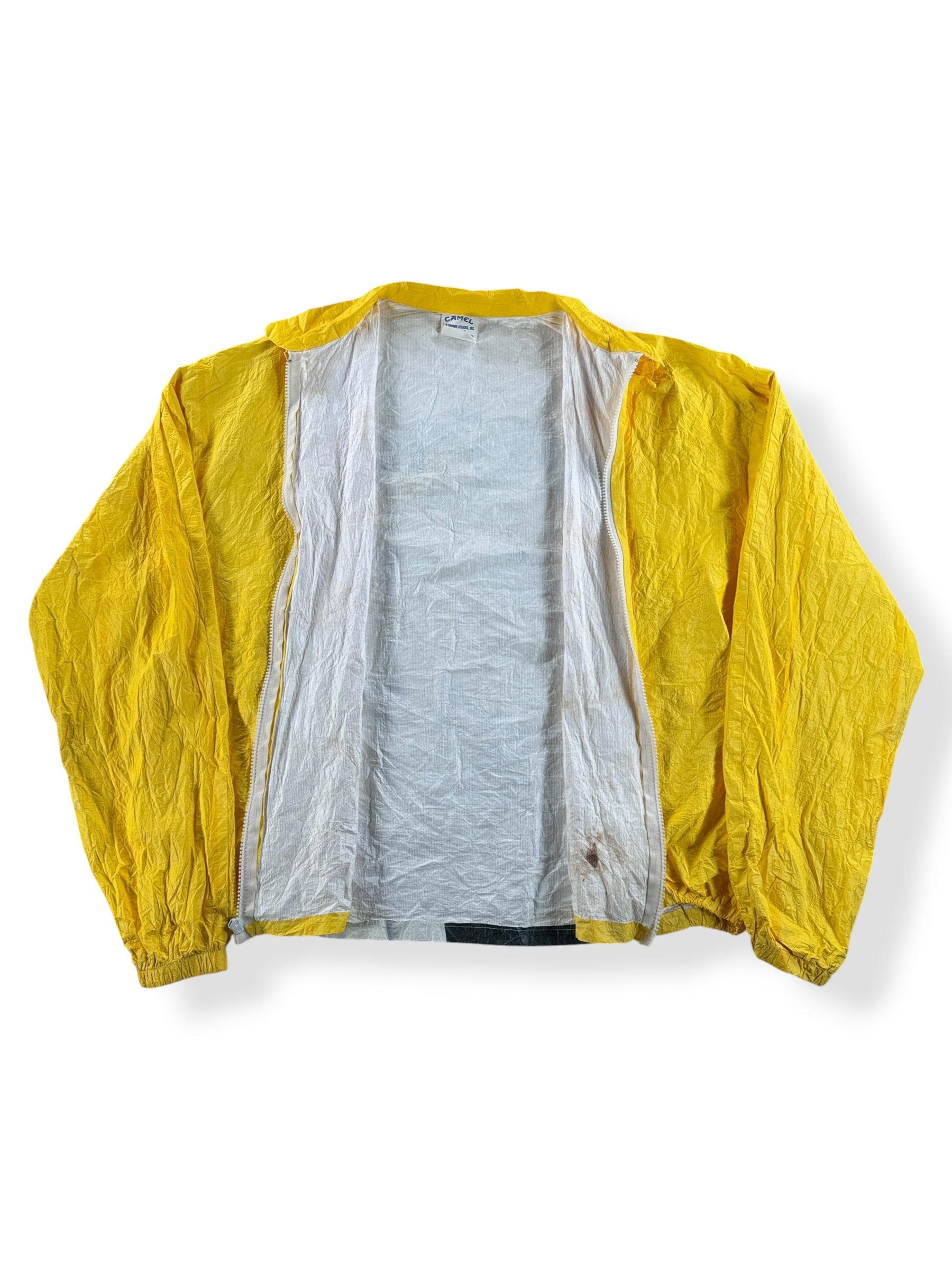 Inside of Vintage Camel Windbreaker SZ XL
