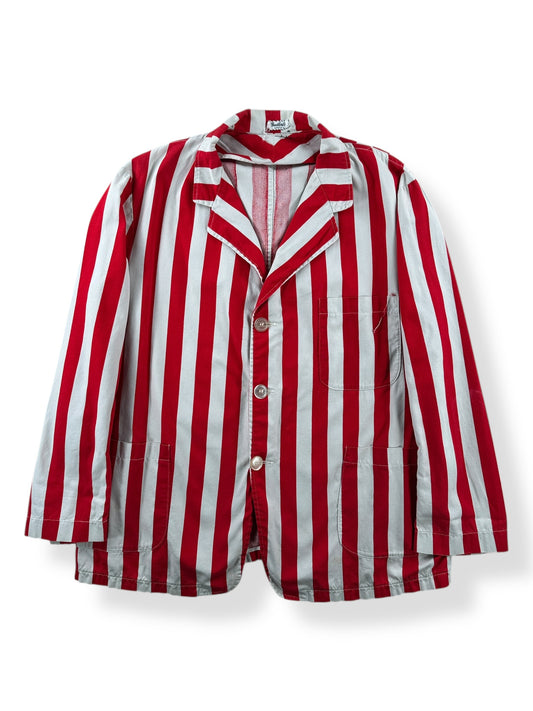 Front of Vintage Seattle Costume Shop Brocklinds Striped Jacket SZ L