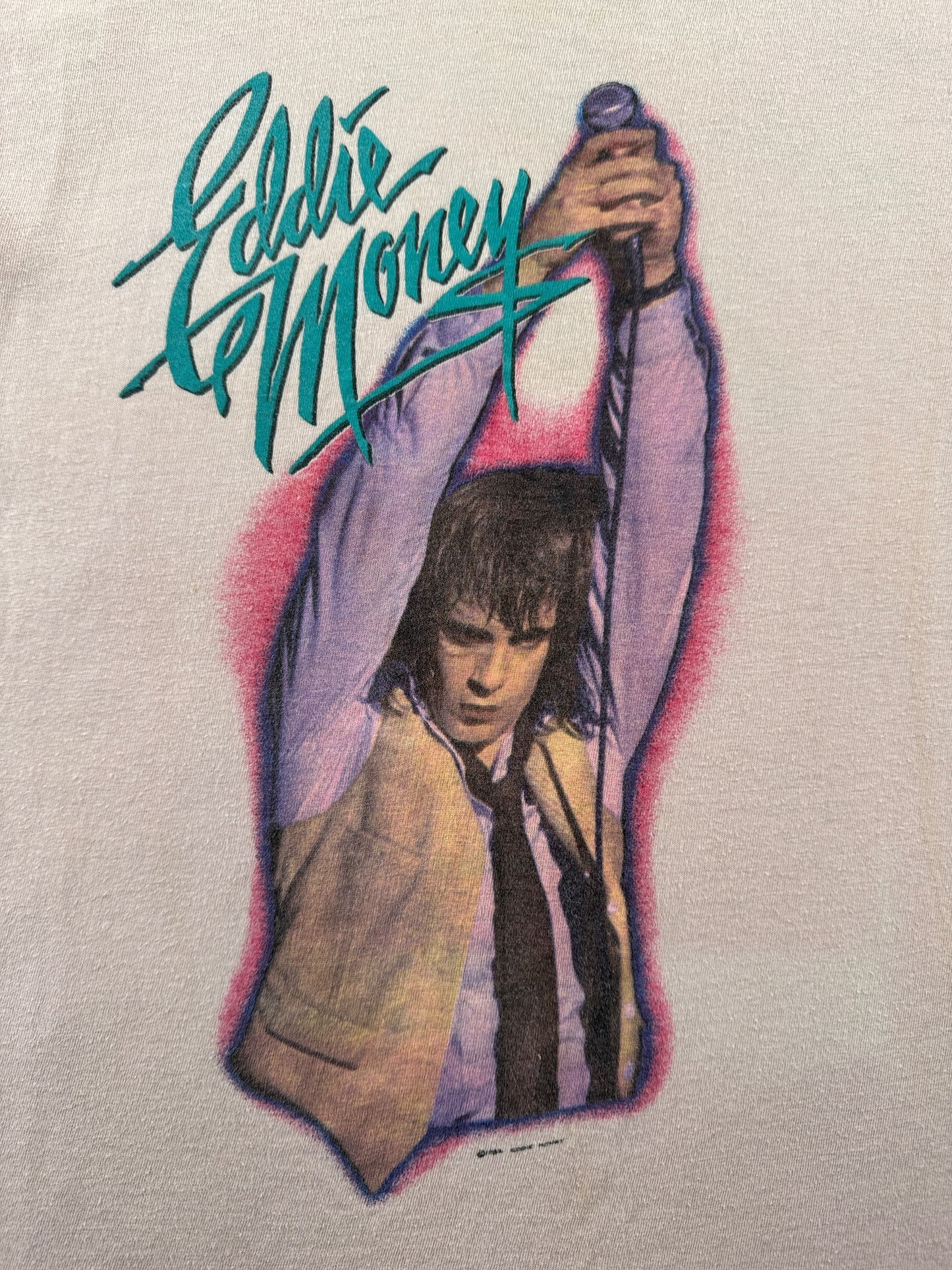 Graphic of Vintage Eddie Money Sleeveless Shirt SZ M (Fits S)