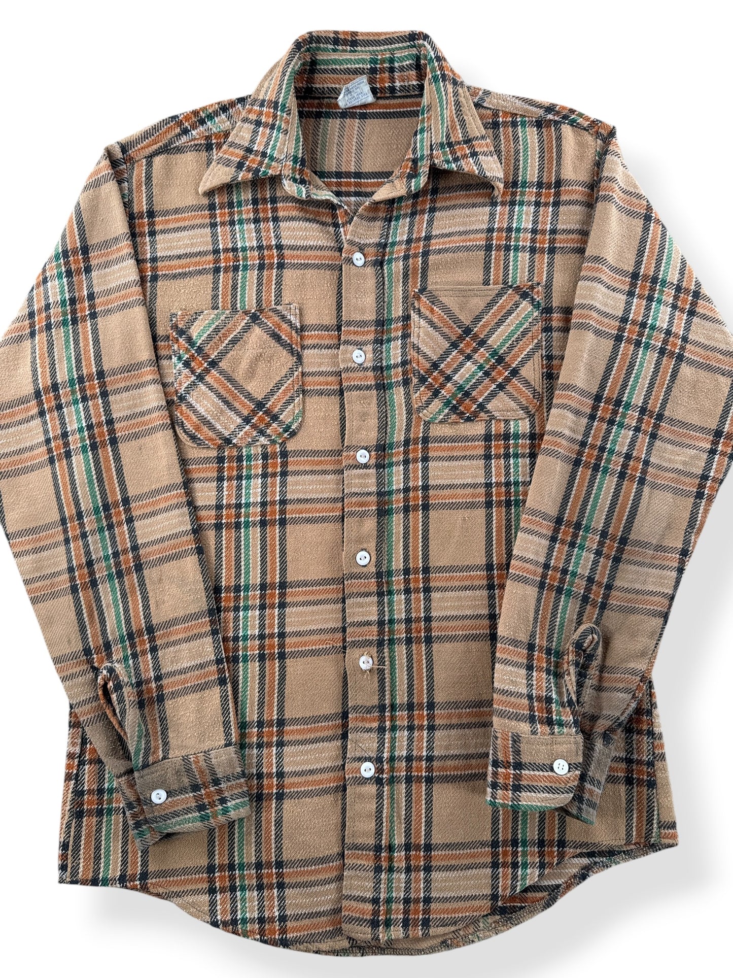 Close-up of Vintage 70's Big Mac Flannel SZ M Tall