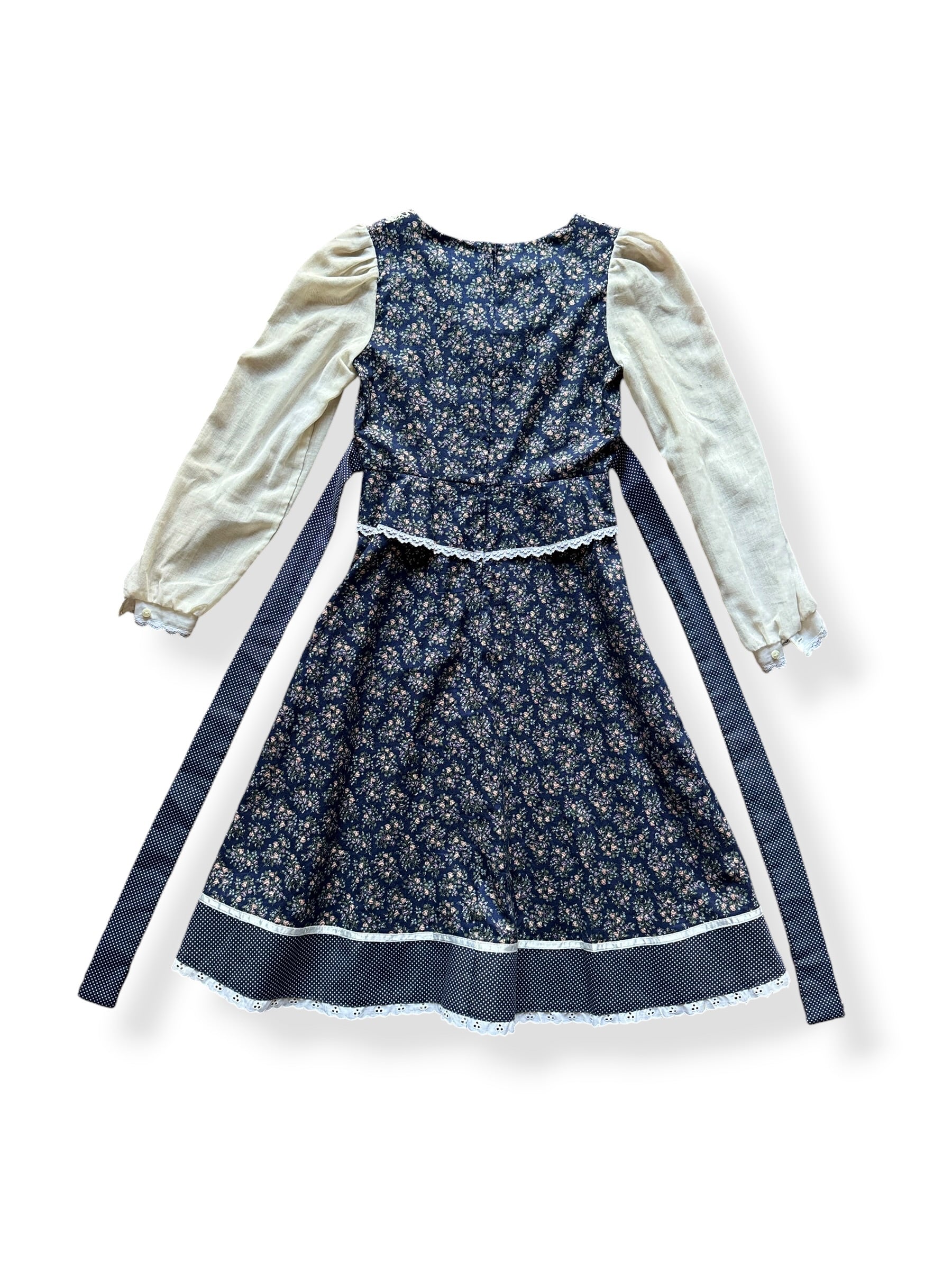 Back of Vintage Gunne Sax Floral Dress SZ 8