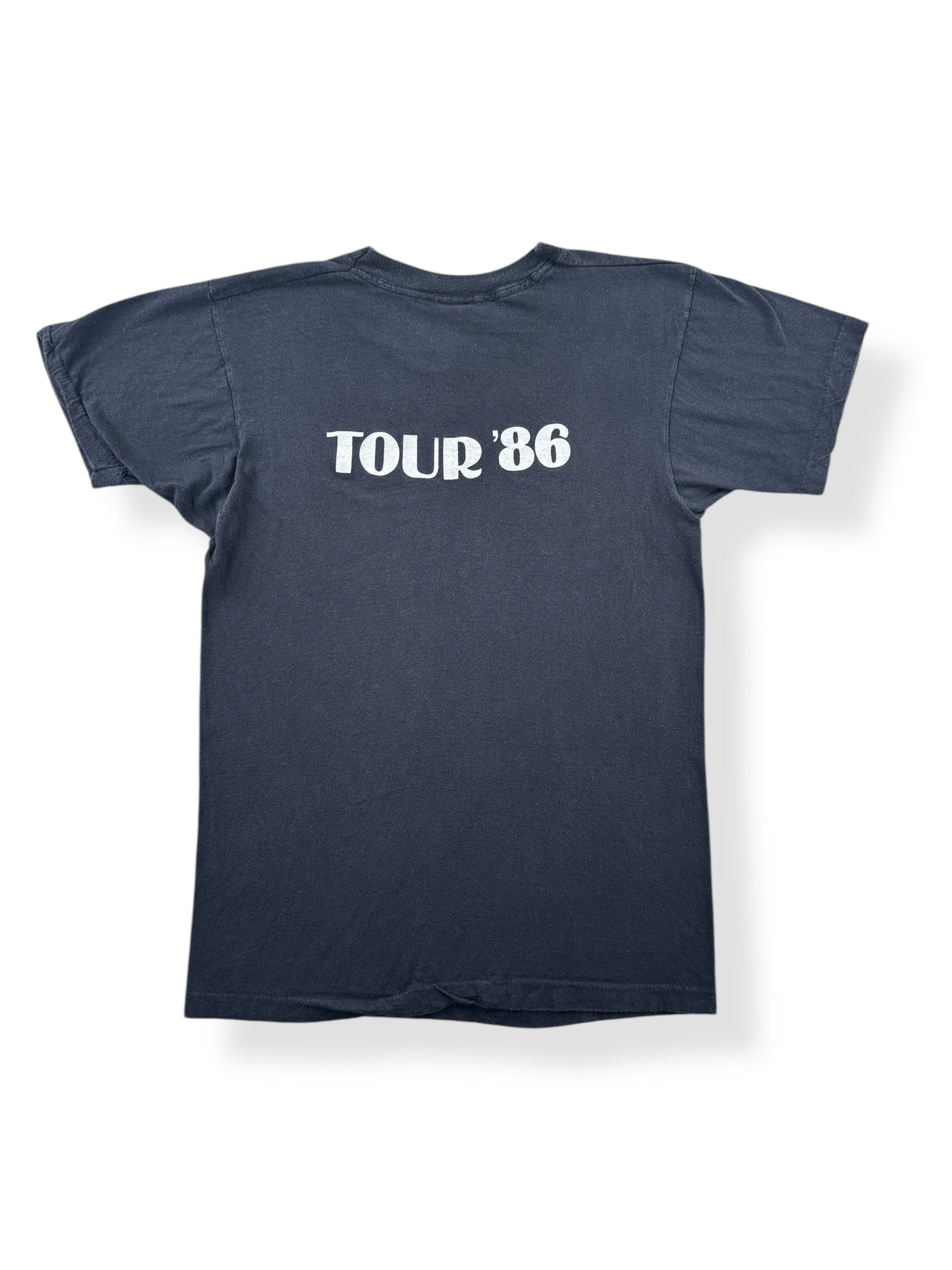Back of Vintage Bangles 1986 Tour Tee SZ S