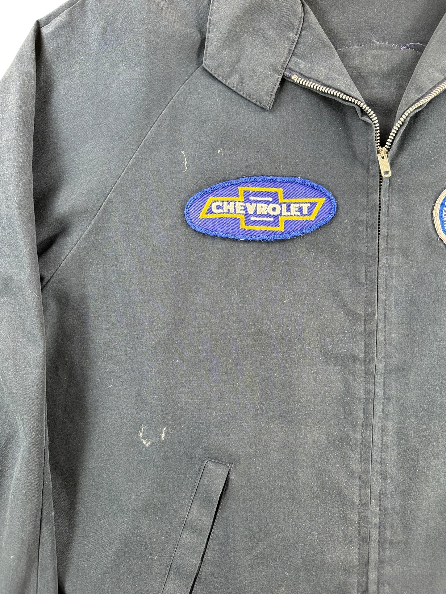 Stains on Front of Vintage Car Club Jacket SZ L