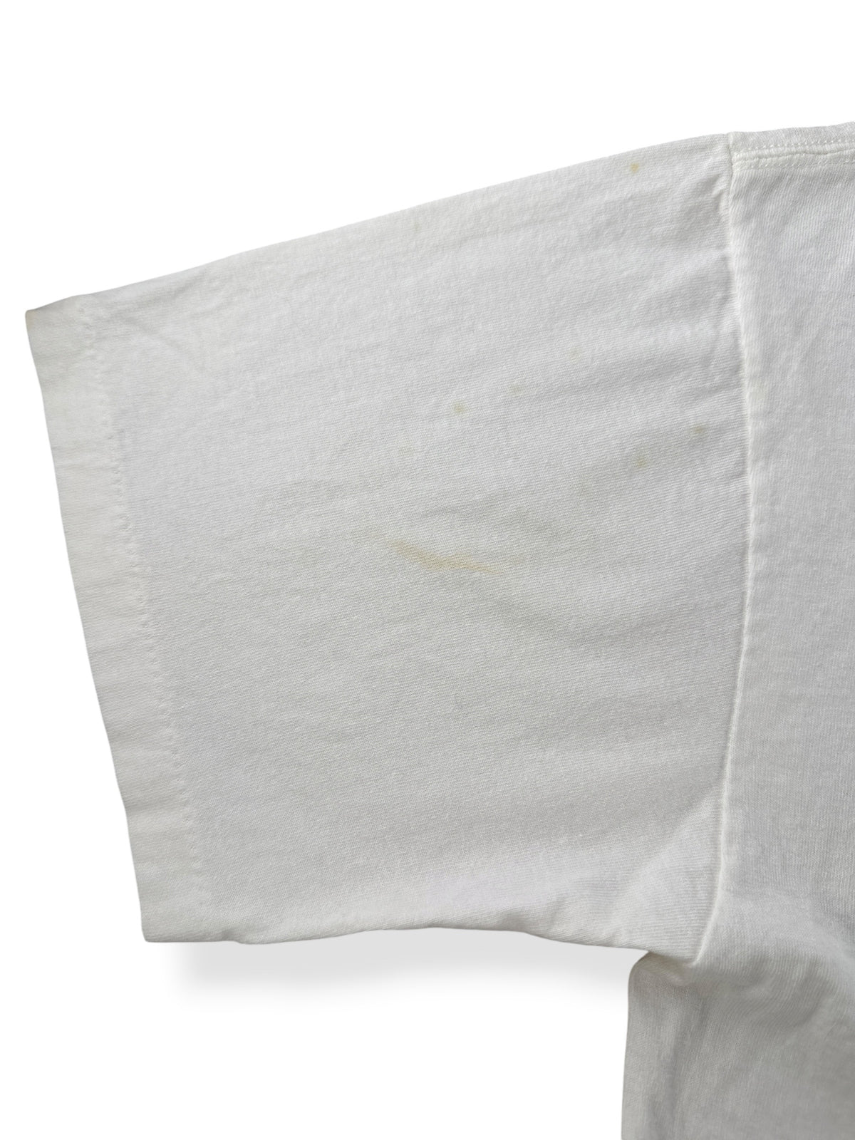 Staining on back of sleeve of Vintage NASA Dryden Tee SZ XL (Fits L)