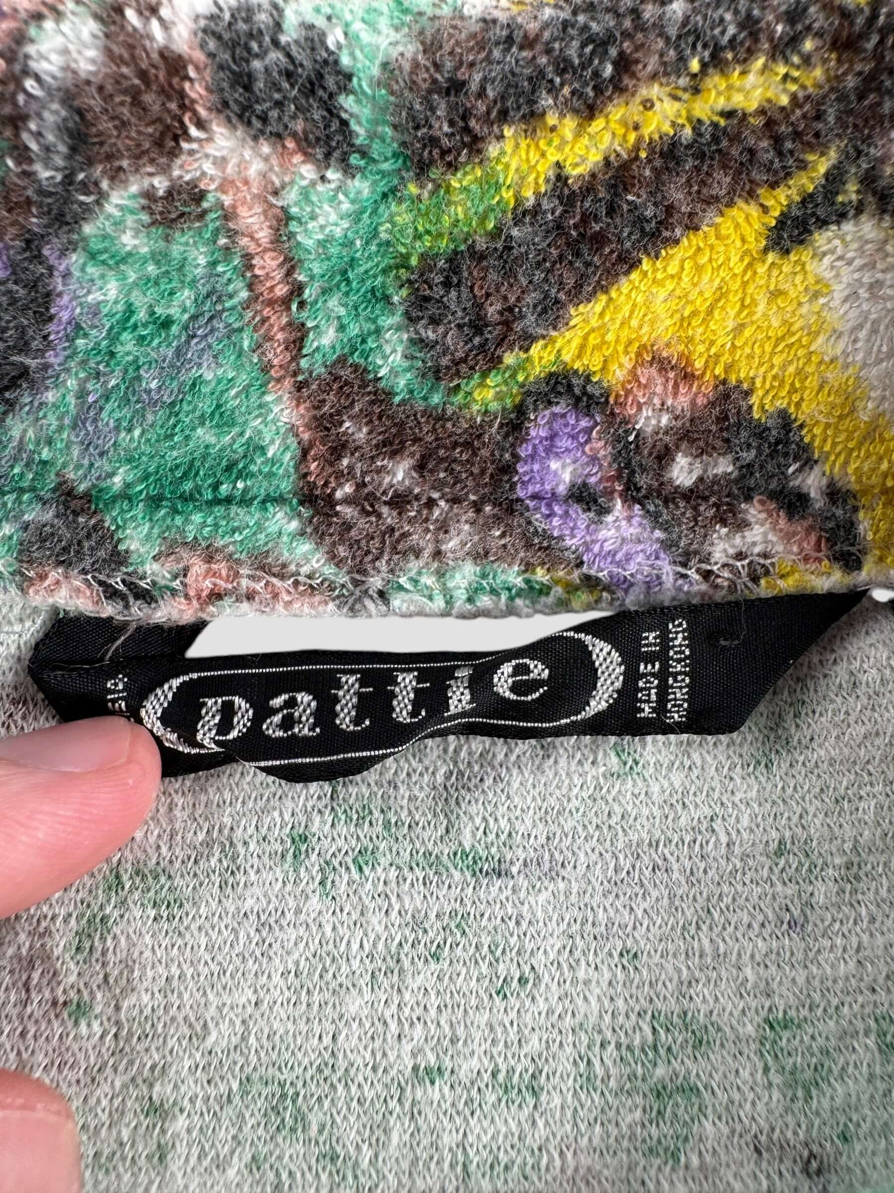 Tag on Vintage Terrycloth Aloha Pullover Shirt SZ M (Fits S)