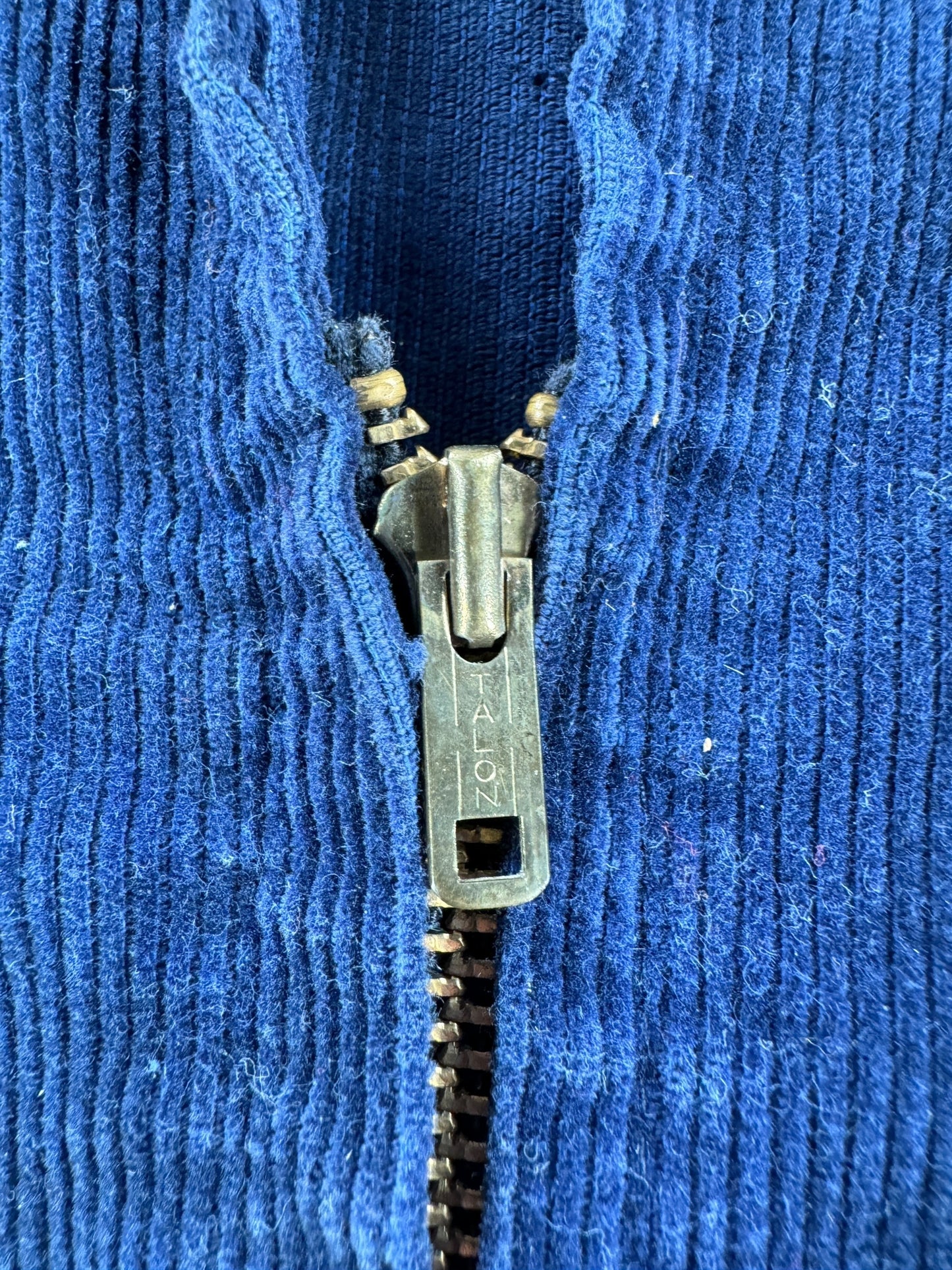 Zipper on Vintage Elkhart Lake Wisconsin FFA Jacket SZ 38