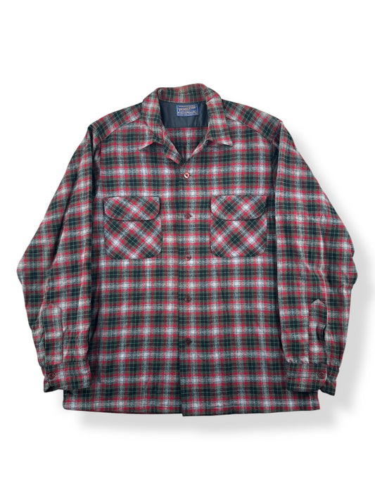 Front of Vintage 50s Era Pendleton Board Shirt SZ M