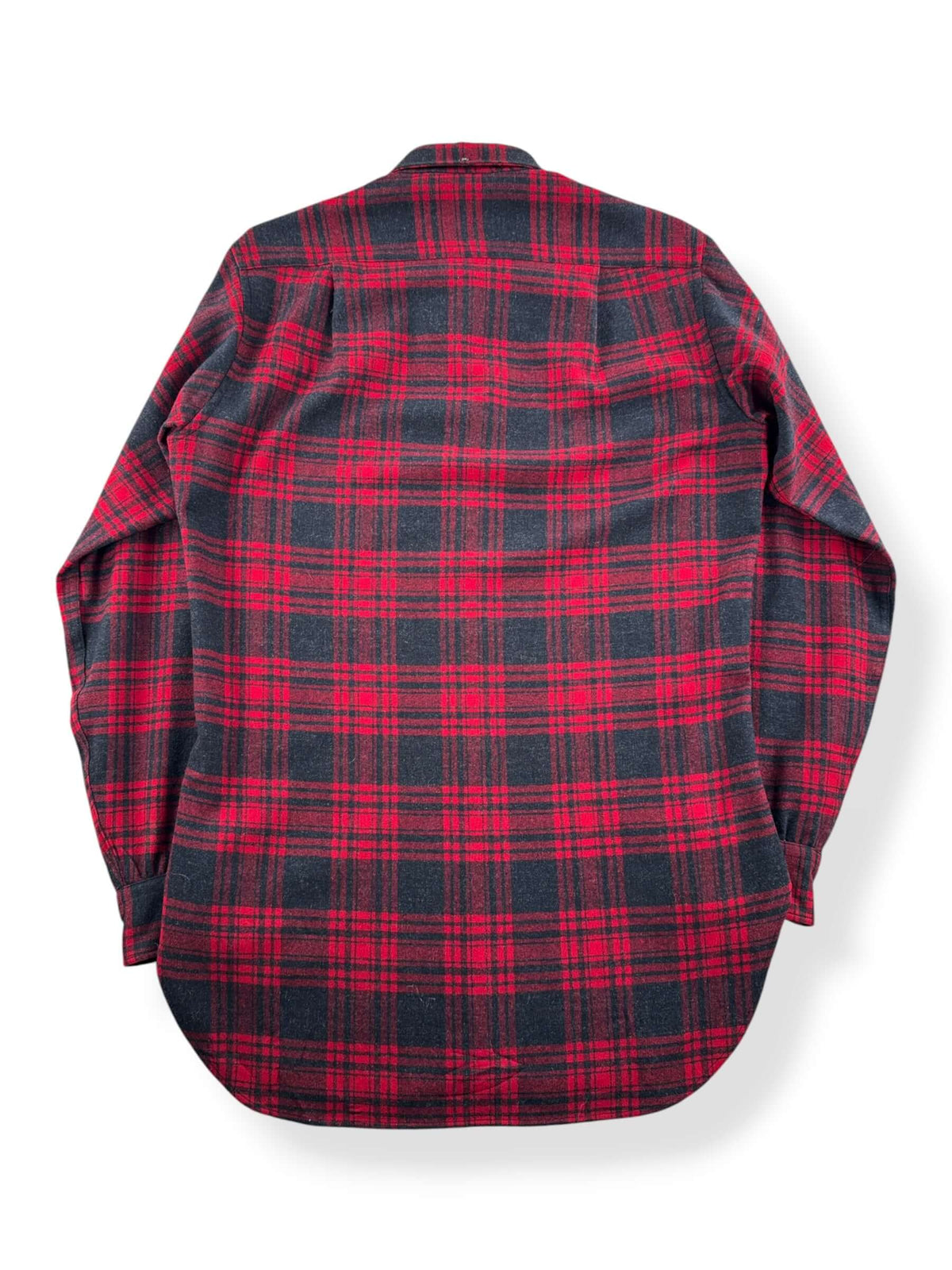 Back of Vintage 1970s Pendleton Wool Button Down Shirt SZ M