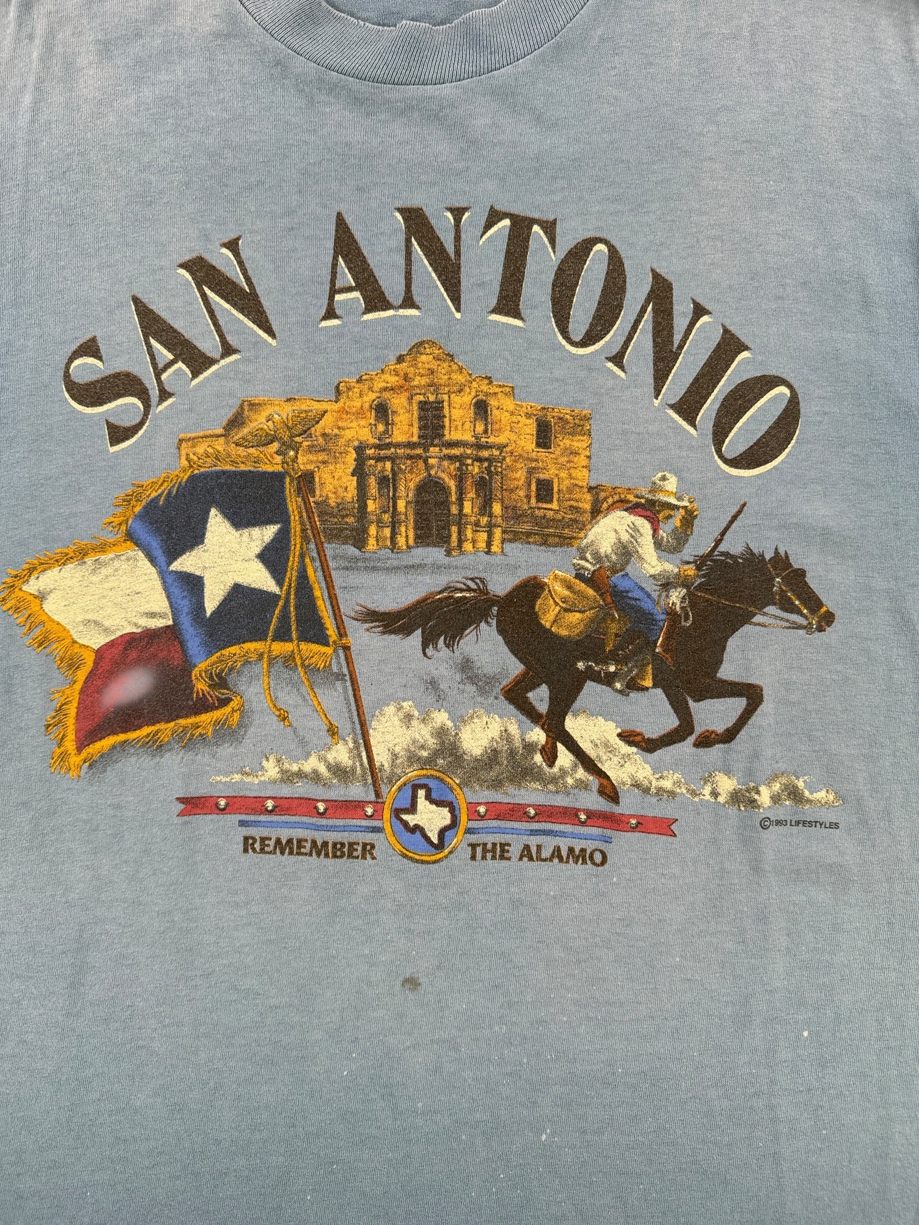 Front Graphic of Vintage San Antonio Shirt SZ M
