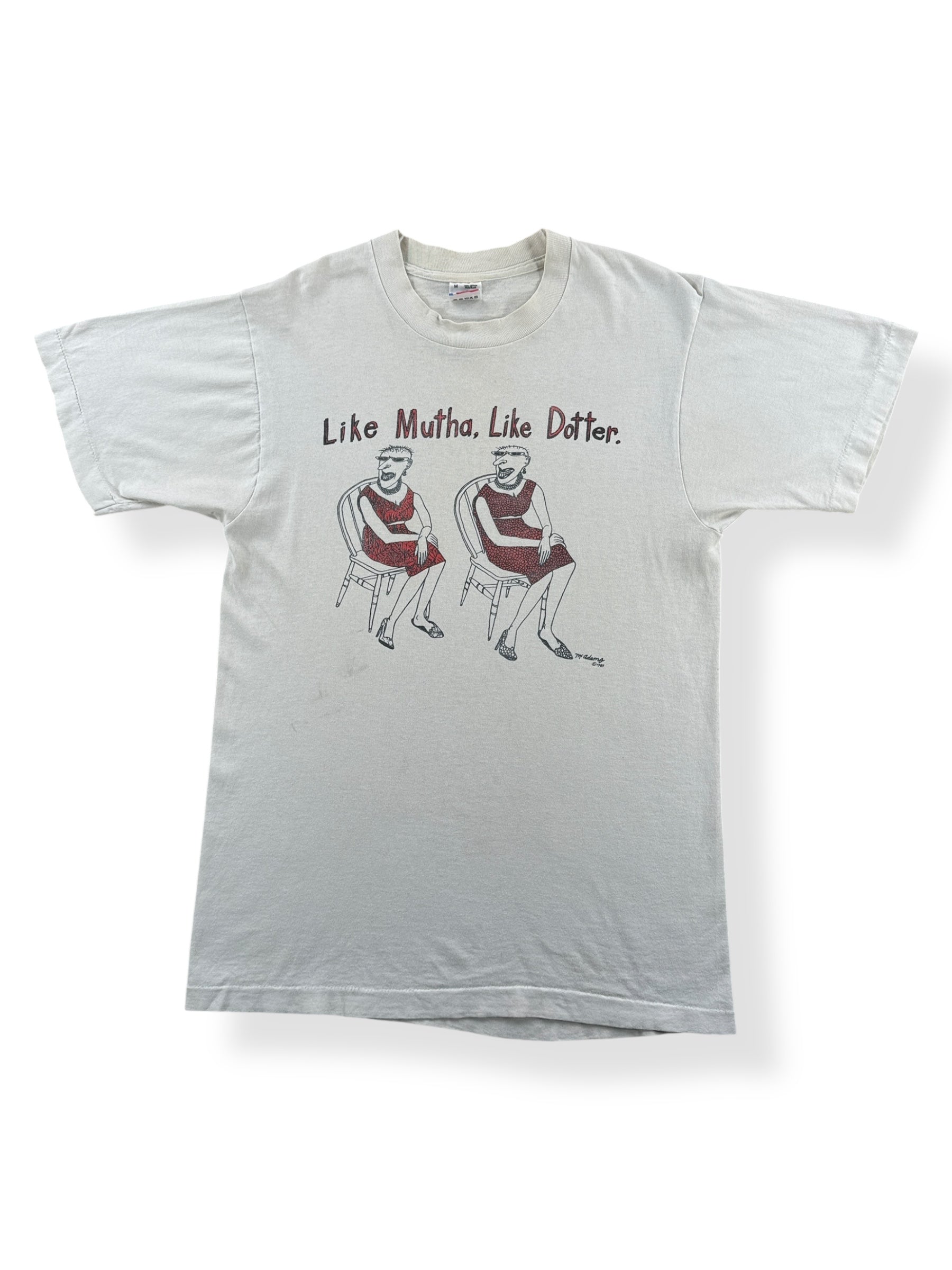 Front of Vintage Like Mutha, Like Dotter Tee SZ S
