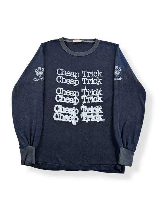 Front of Vintage CBS Canada Cheap Trick LS Tee