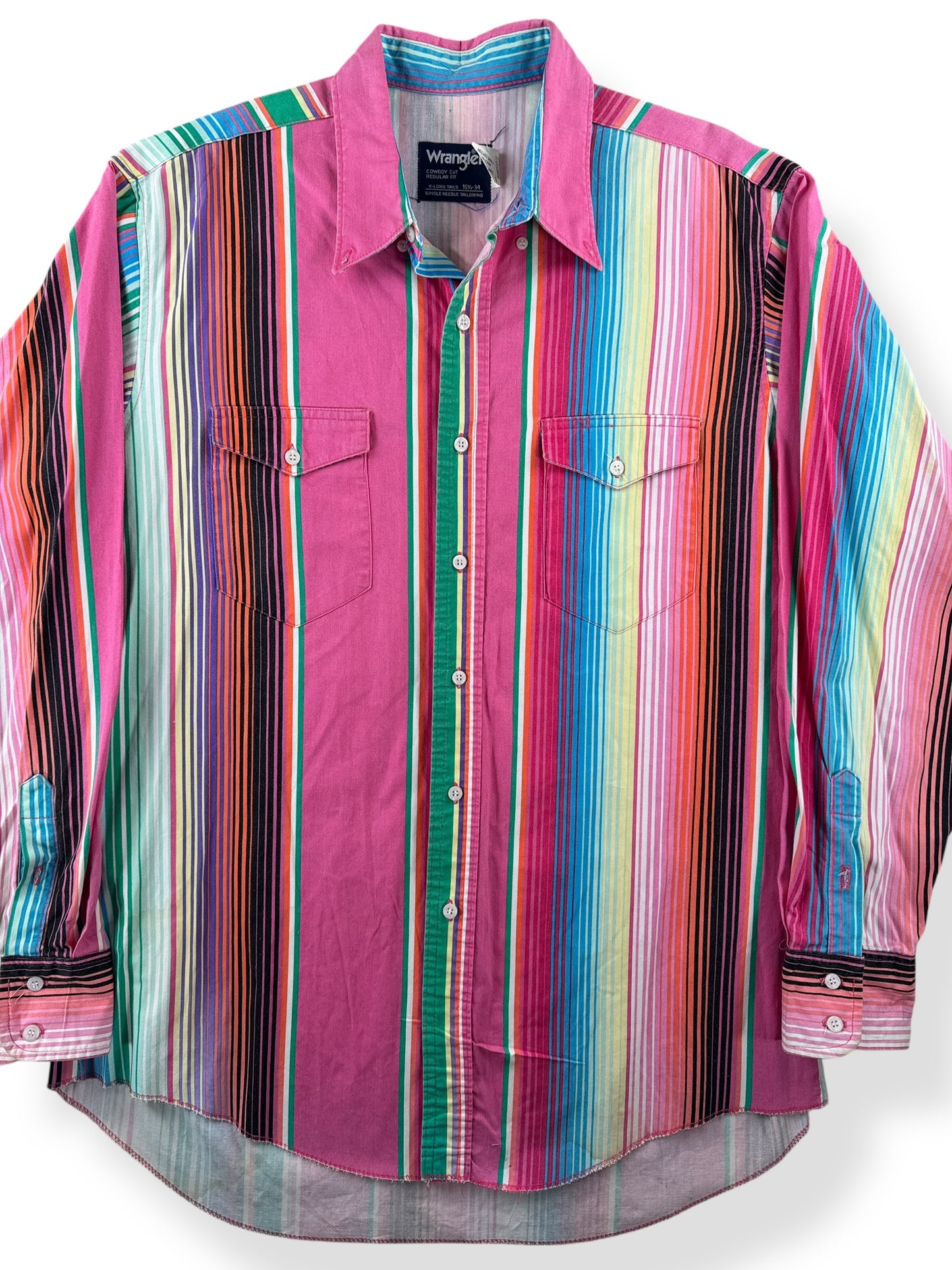 Graphic of Vintage Wrangler Brushpopper Shirt SZ L