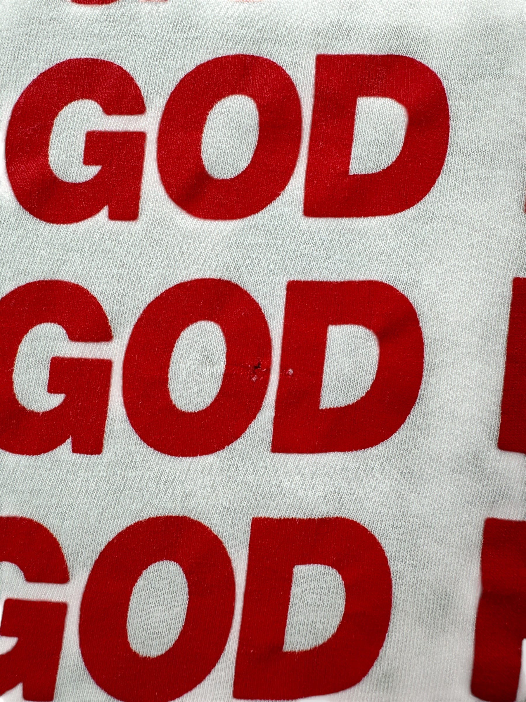 Hole on Vintage Ned's Atomic Dustbin God Fodder Tee SZ L
