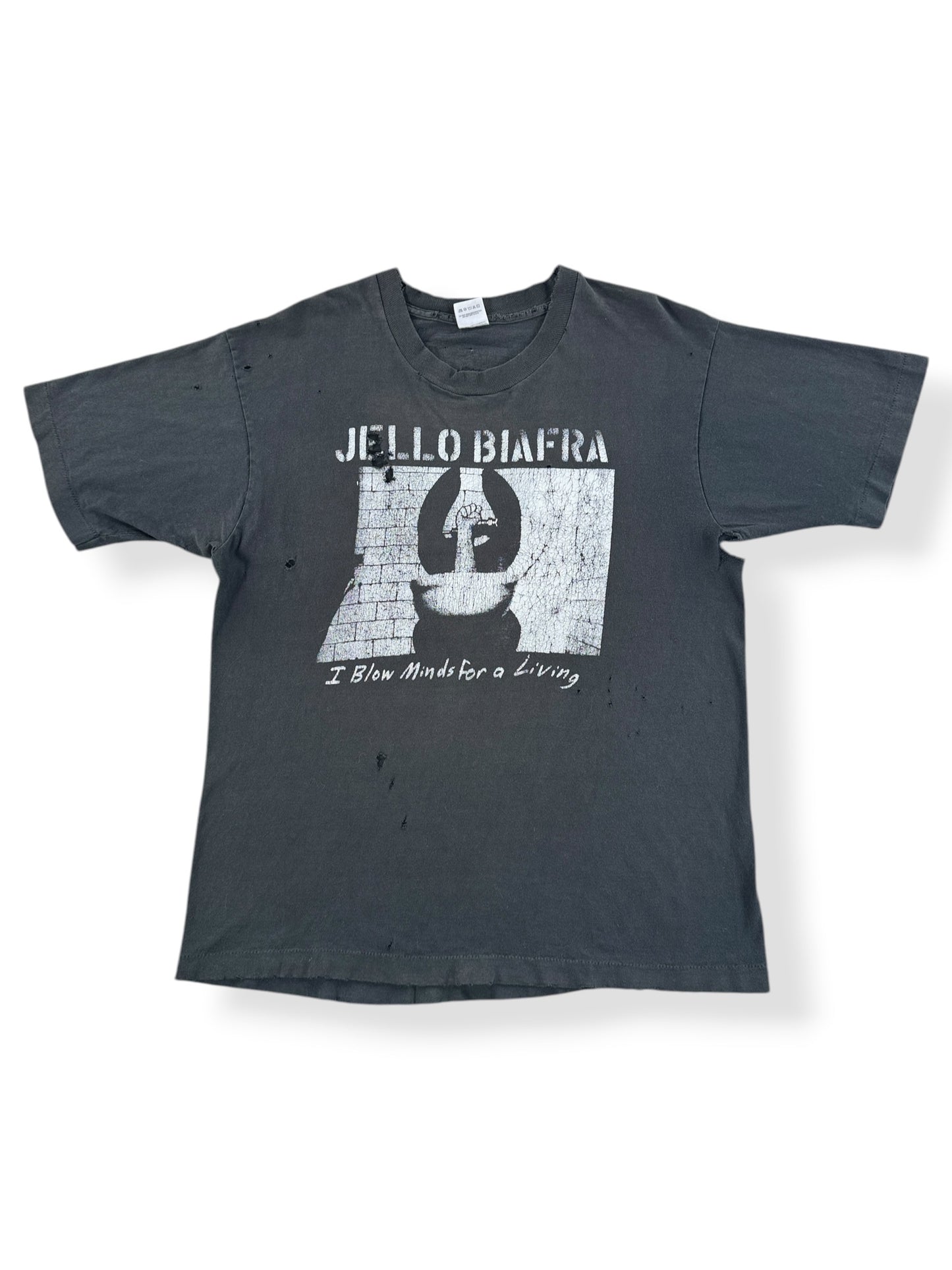 Front of Vintage 1990s Jello Biafra Dead Kennedys Tour Tee SZ L