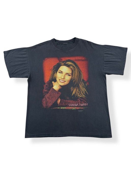 Front of Vintage Single Stitch Shania Twain Tee SZ XL