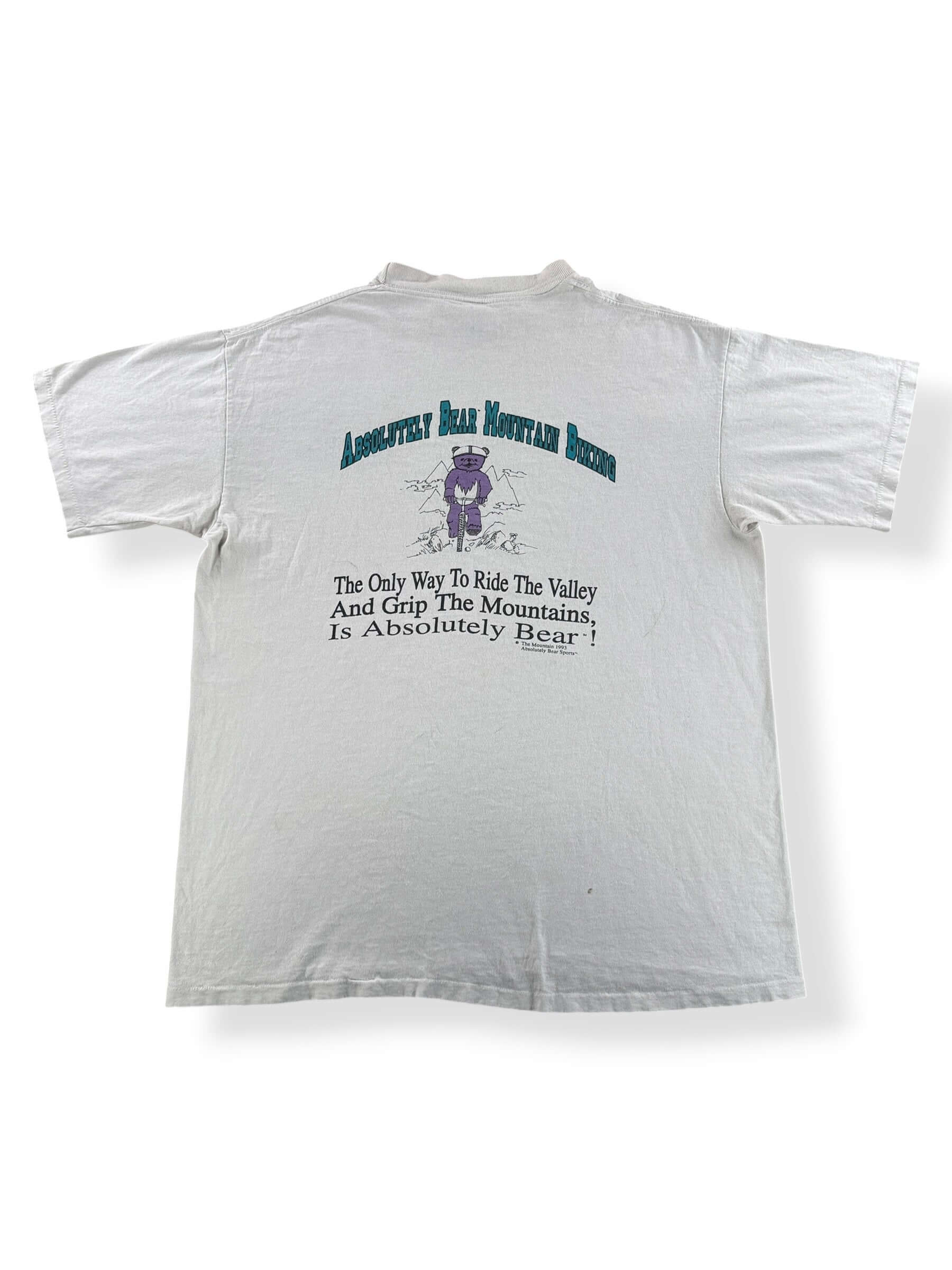 Back of Vintage Grateful Dead Mountain Biking Tee SZ XL