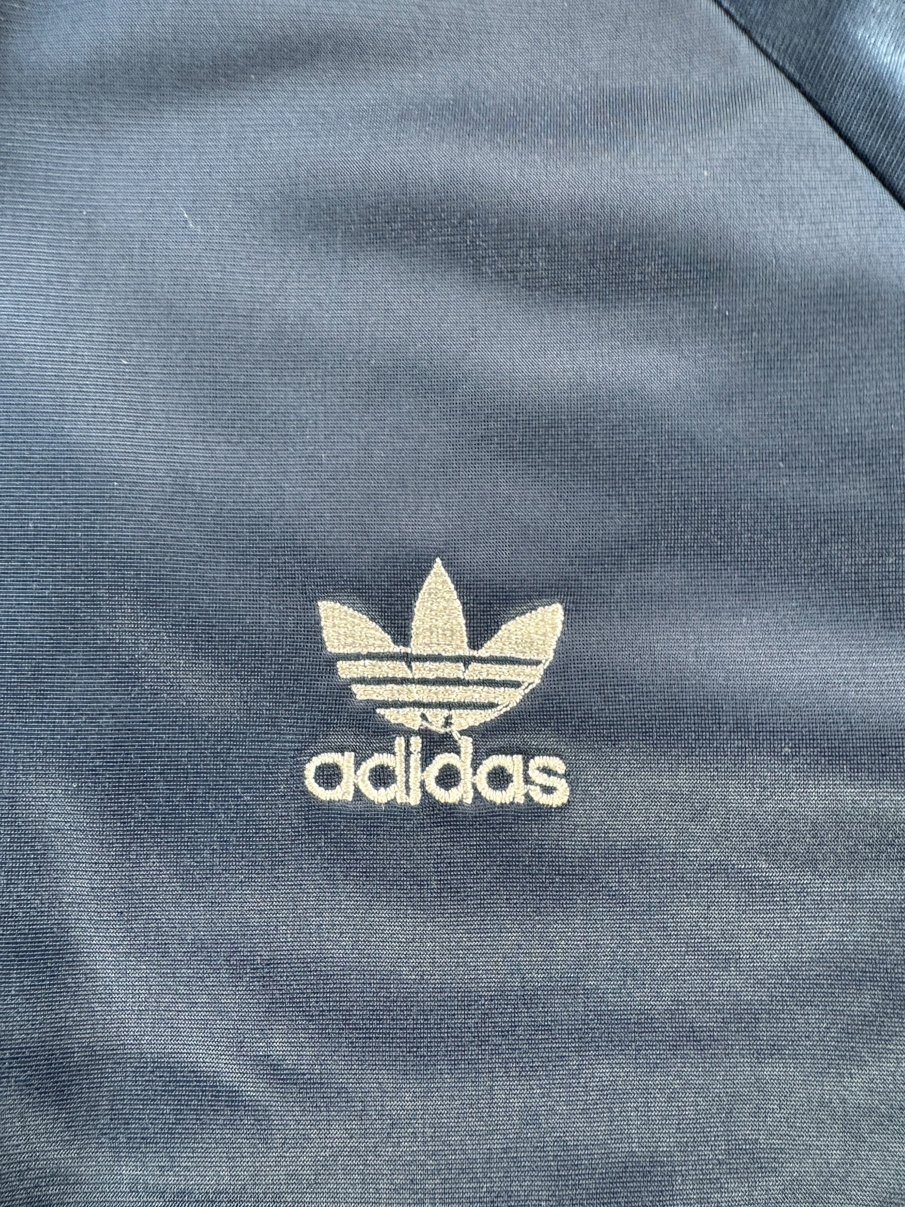 Embroidery on Vintage Adidas Trefoil Jacket SZ M