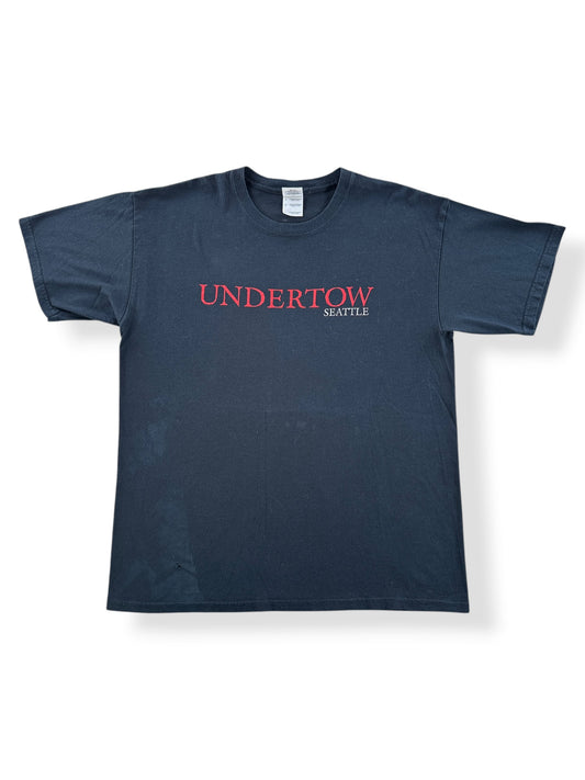 Front of Vintage Undertow Seattle Straight Edge Hardcore Tee SZ L