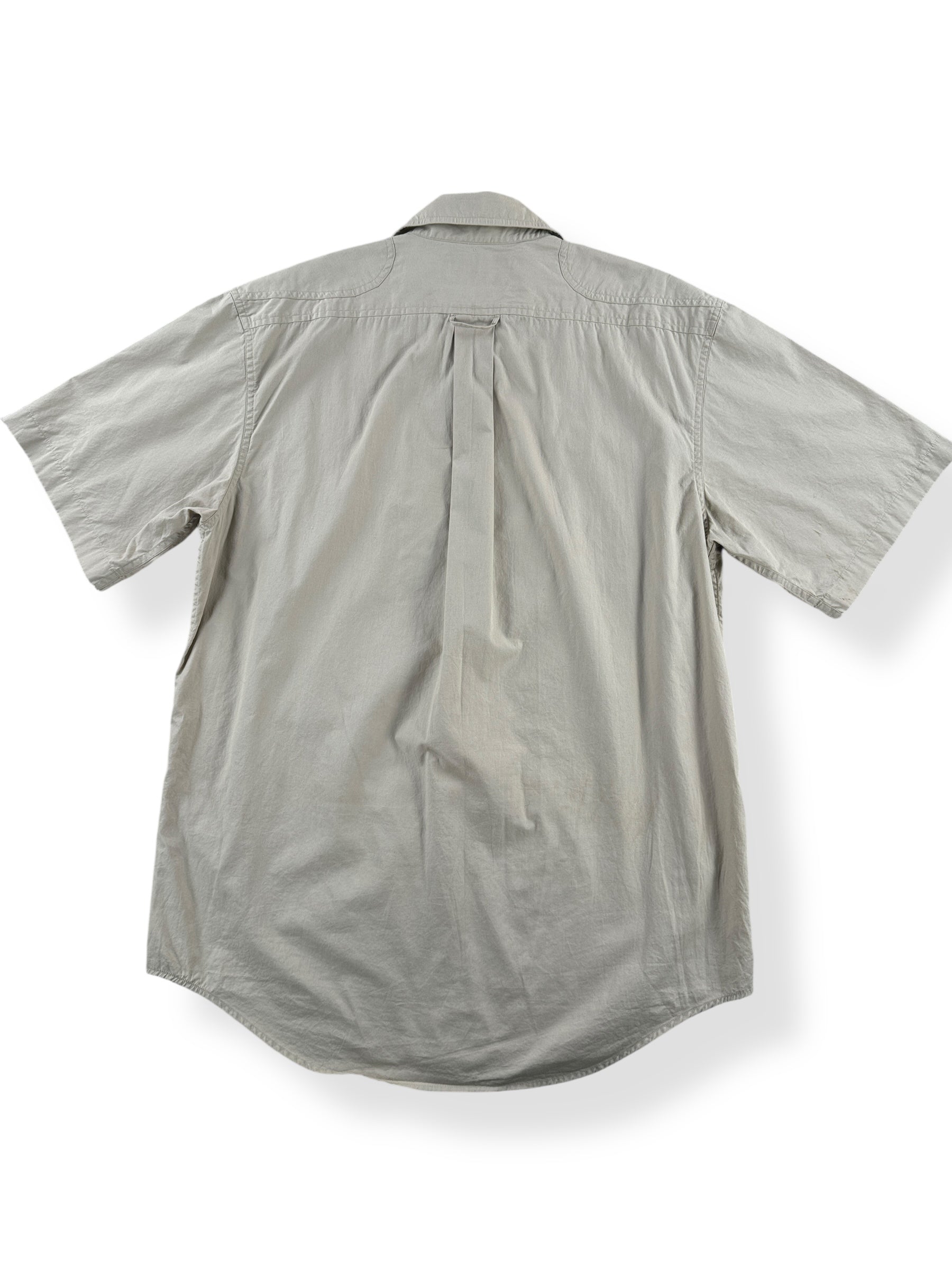 Back of Filson Short Sleeve Shooting Shirt SZ M