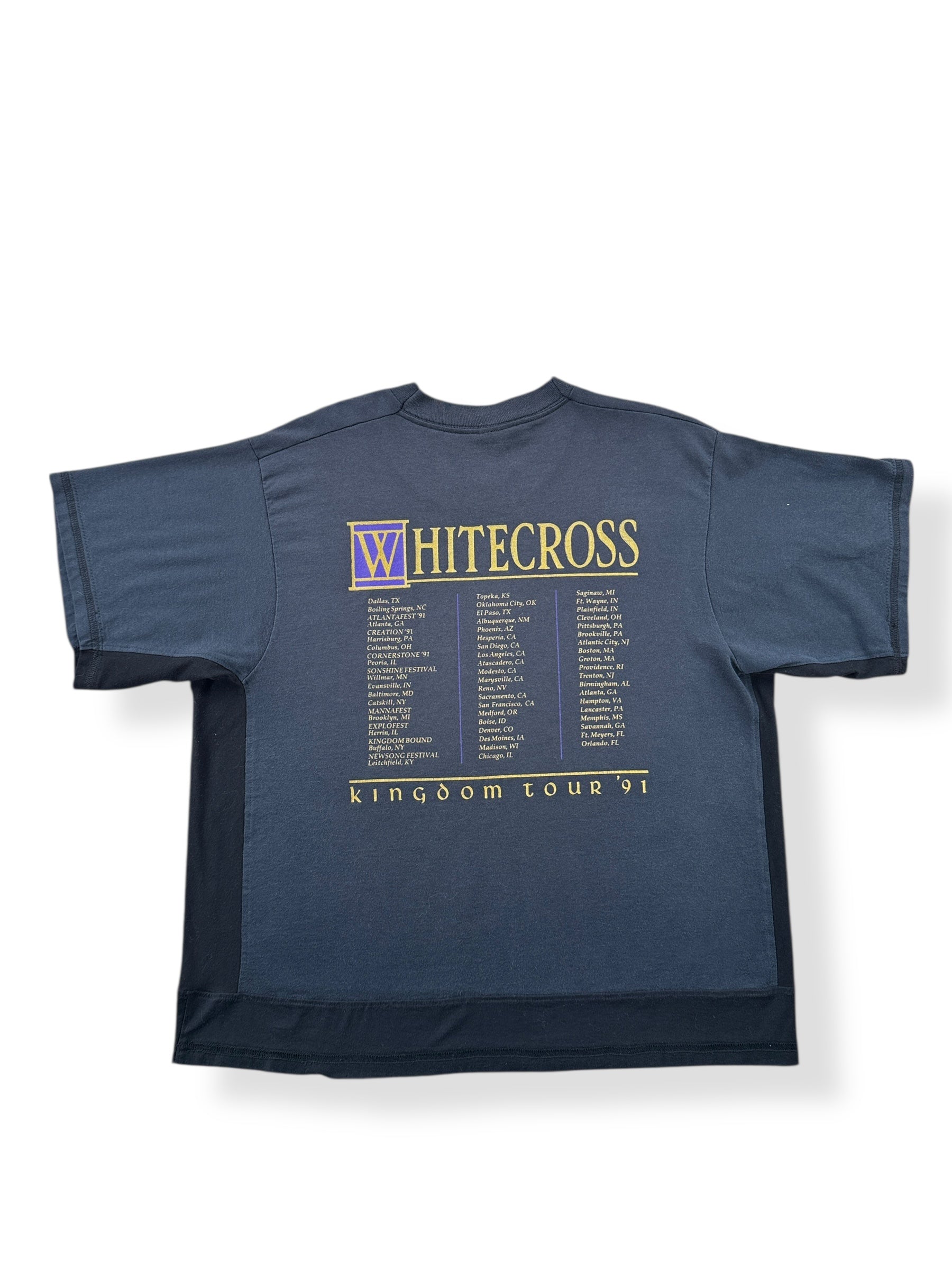 Back of Vintage Custom Made Whitecross Tee SZ L (Fits XL)