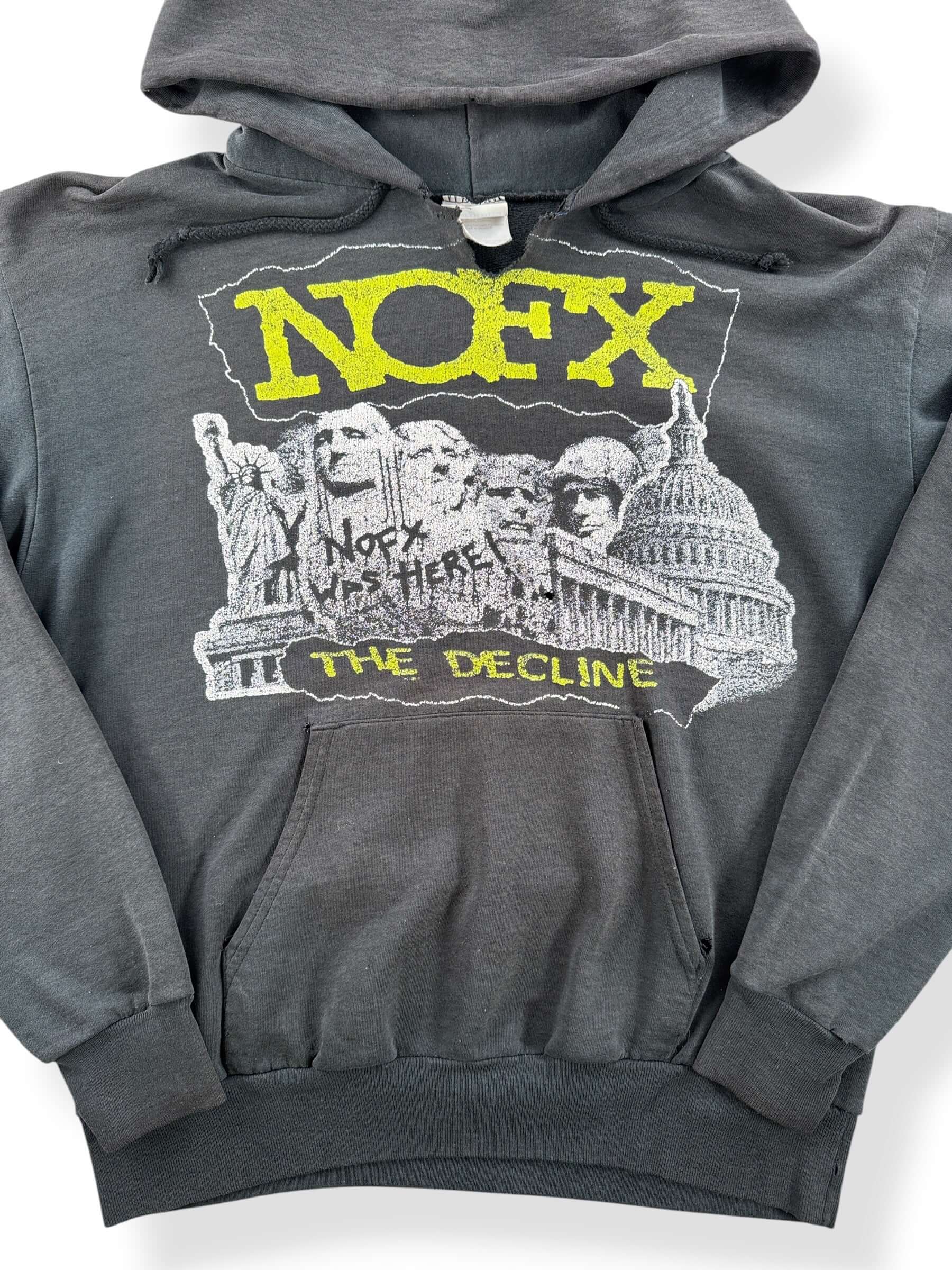 Close-up of Vintage NOFX Hoodie SZ M