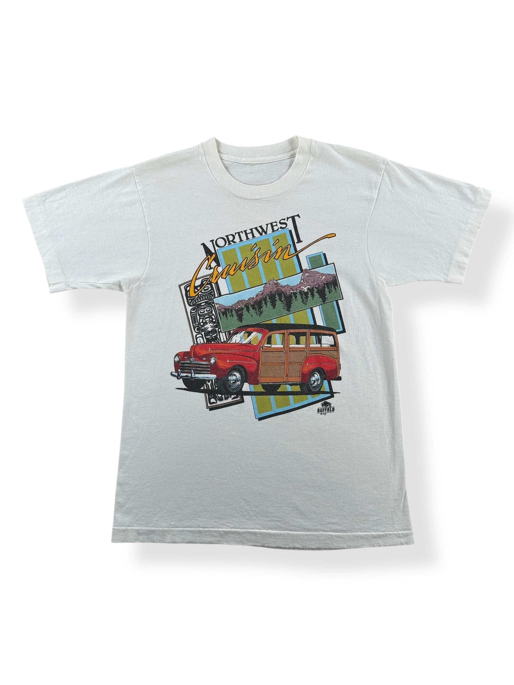Front of Vintage Northwest Cruisin Auto Tee SZ S
