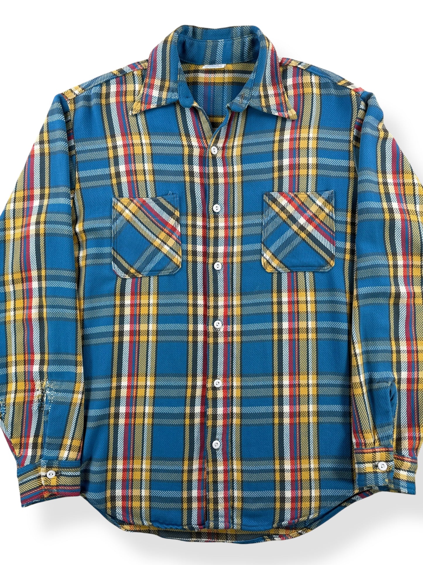 Front Close Up of Vintage Big Mac Cotton Flannel SZ L