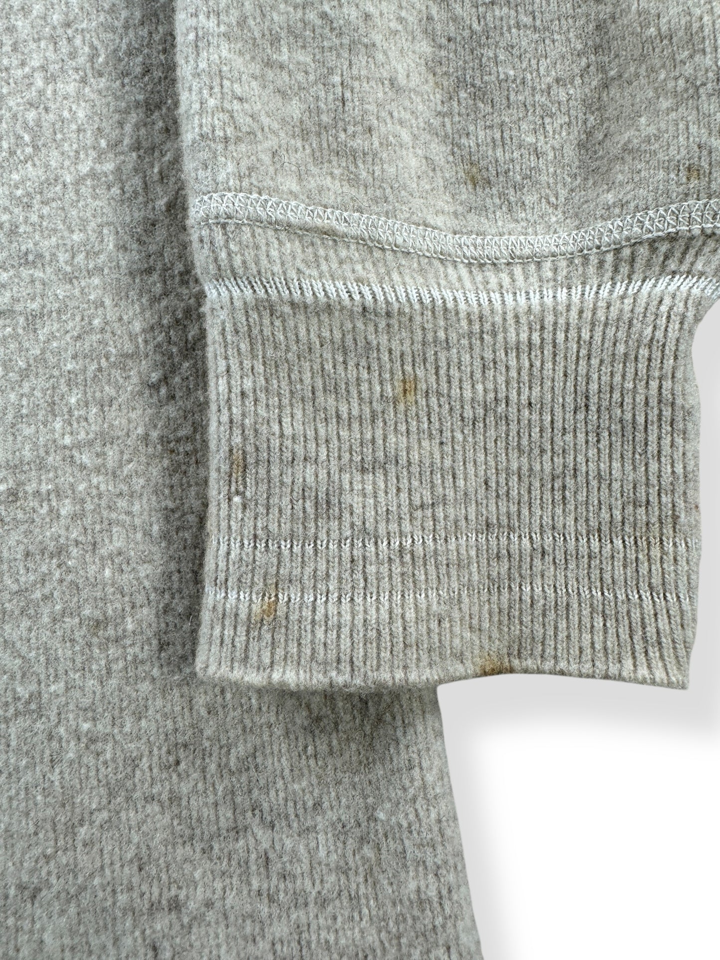 Stains on Vintage JC Penney Wool Henley SZ S