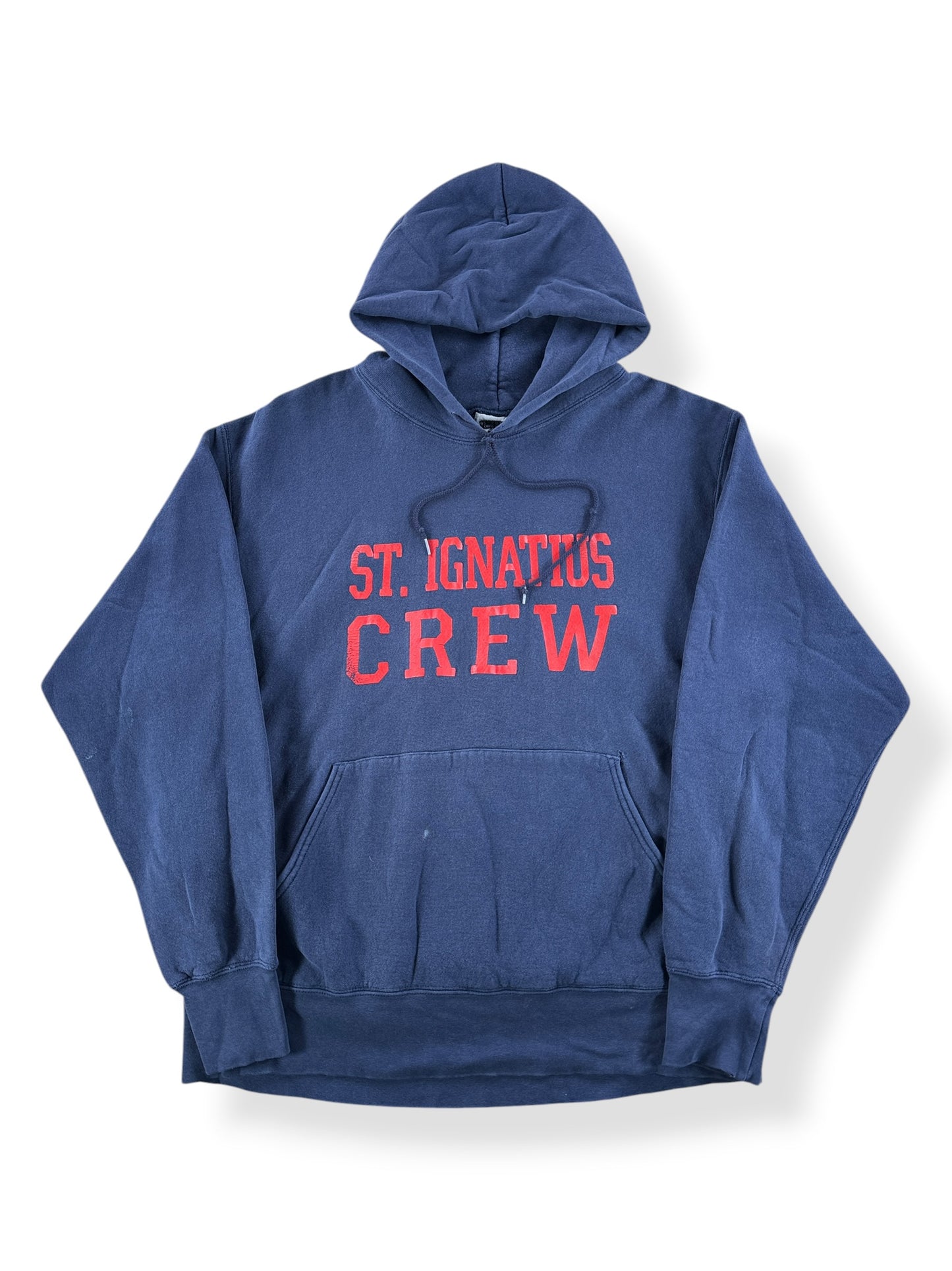 Front of Vintage St Ignatius Crew Lee Hoodie SZ XL