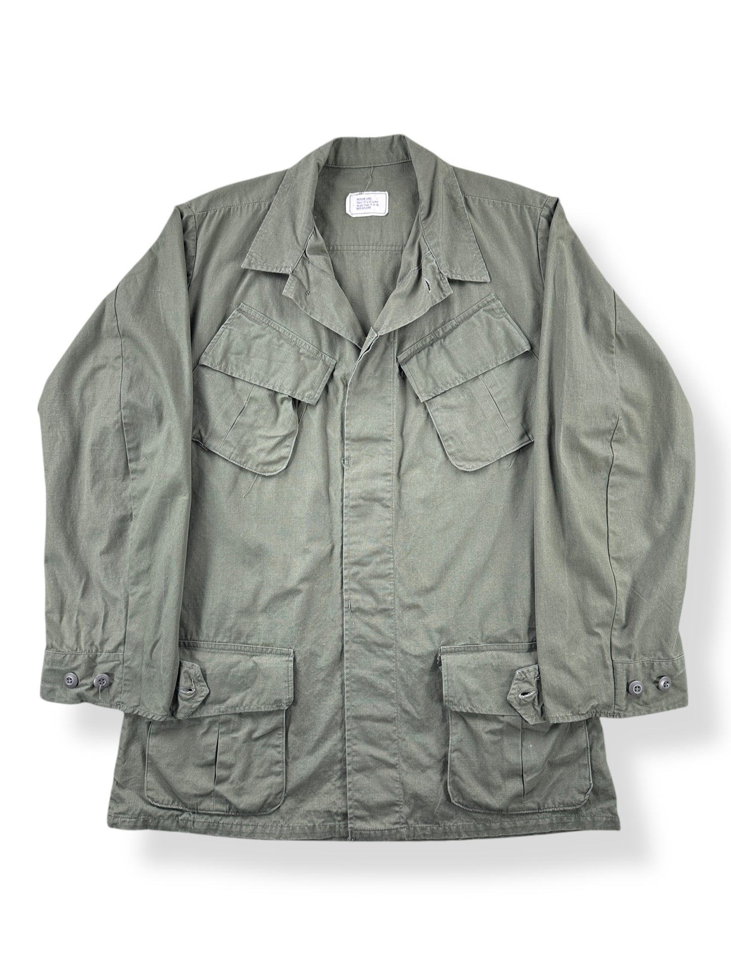 Front of Vintage Vietnam Era Jungle Jacket SZ M