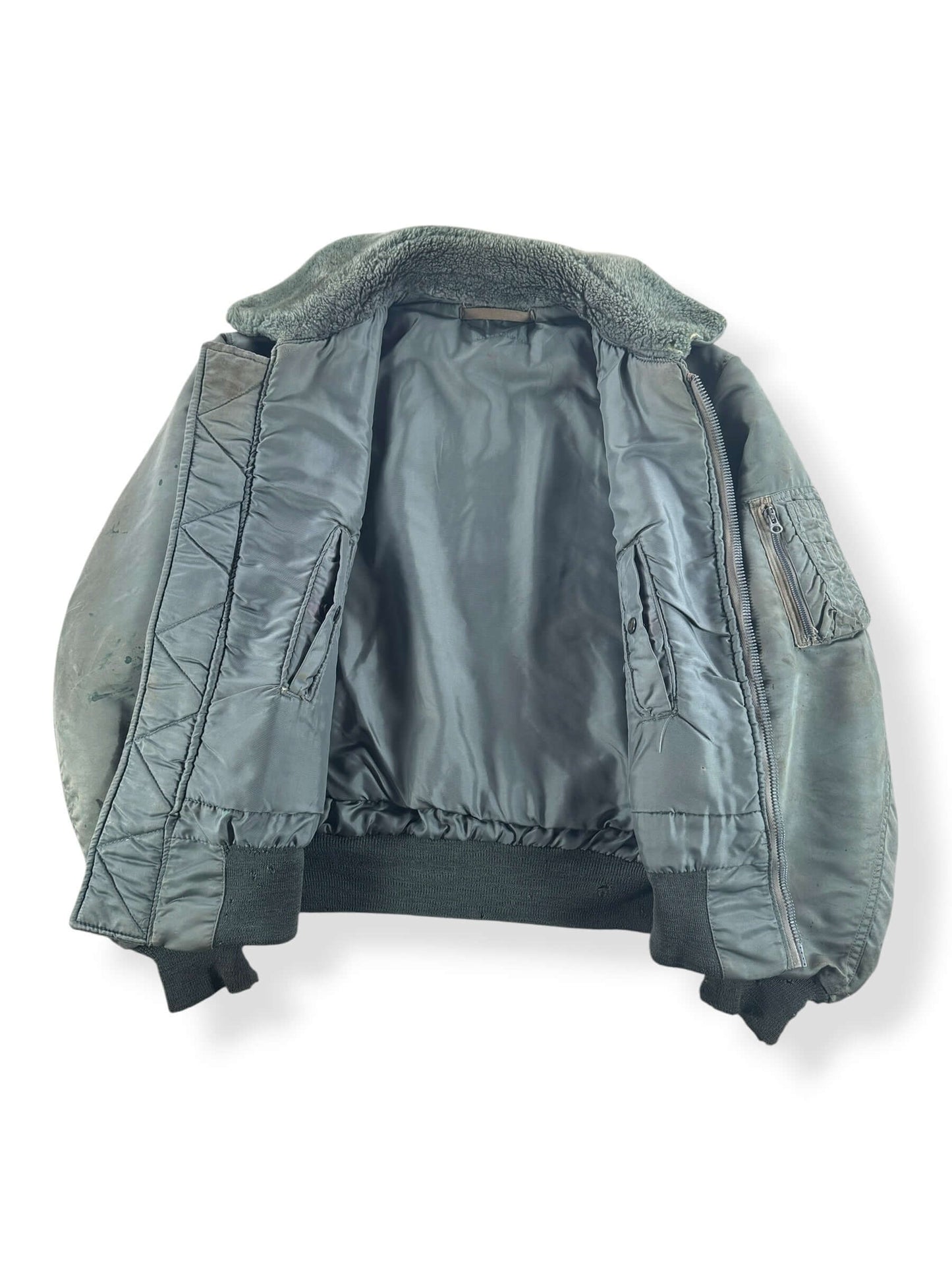 Inside of Vintage B-15 Thrashed Bomber SZ L